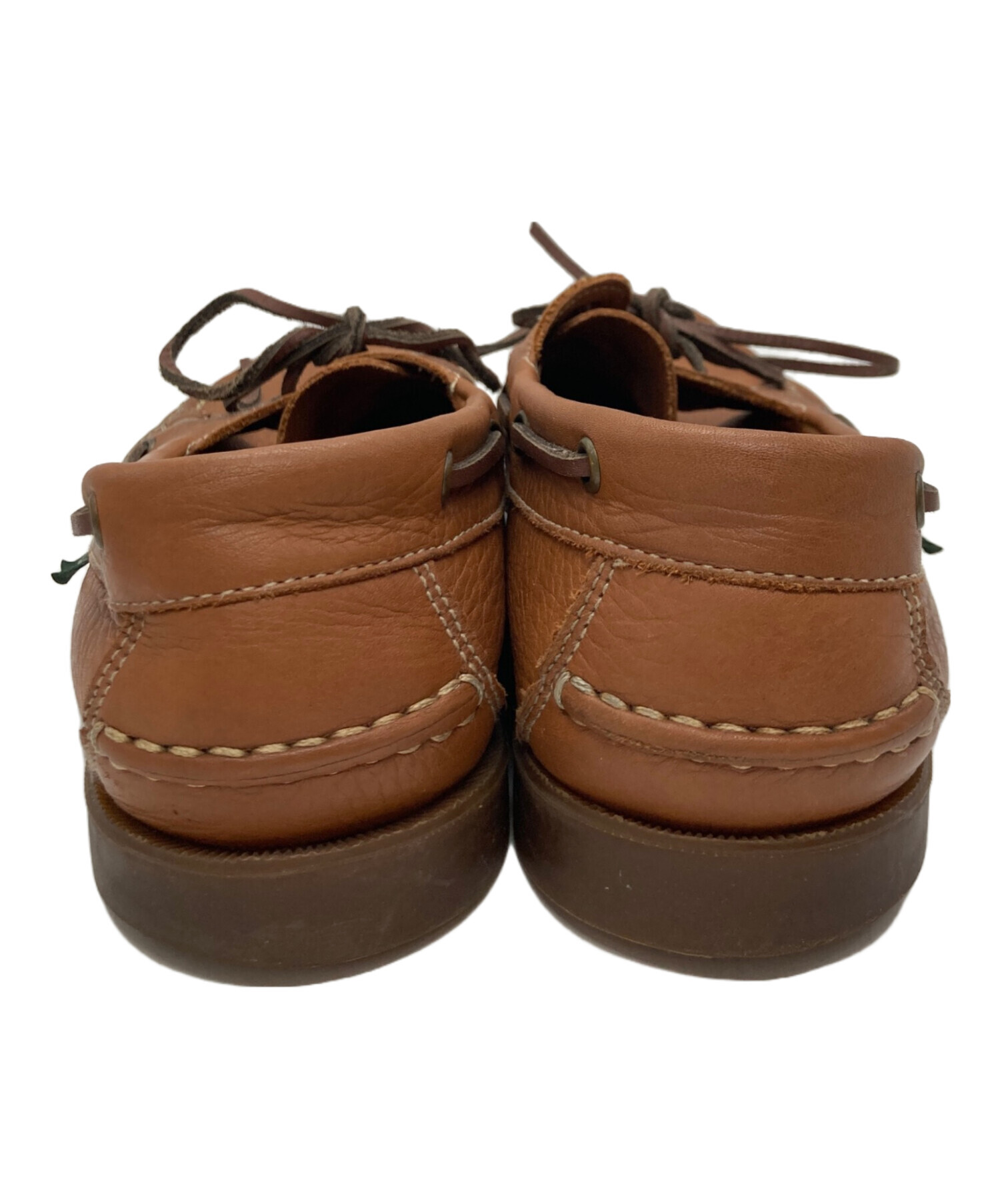 パラブーツ ブラウン デッキシューズ UK7.5 パラブーツ ブラウン