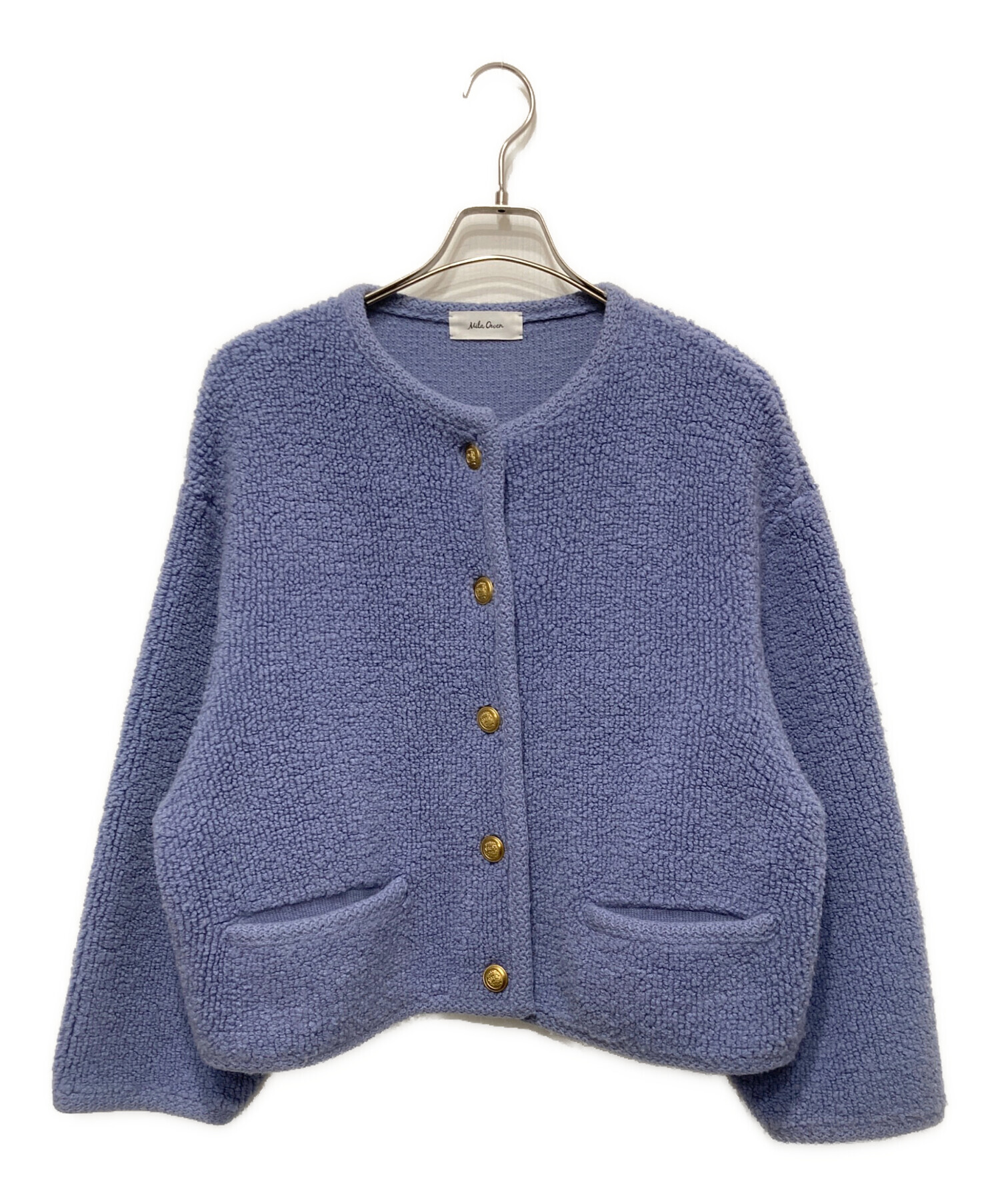 中古・古着通販】Mila Owen (ミラオーウェン) パイル編みショート丈金