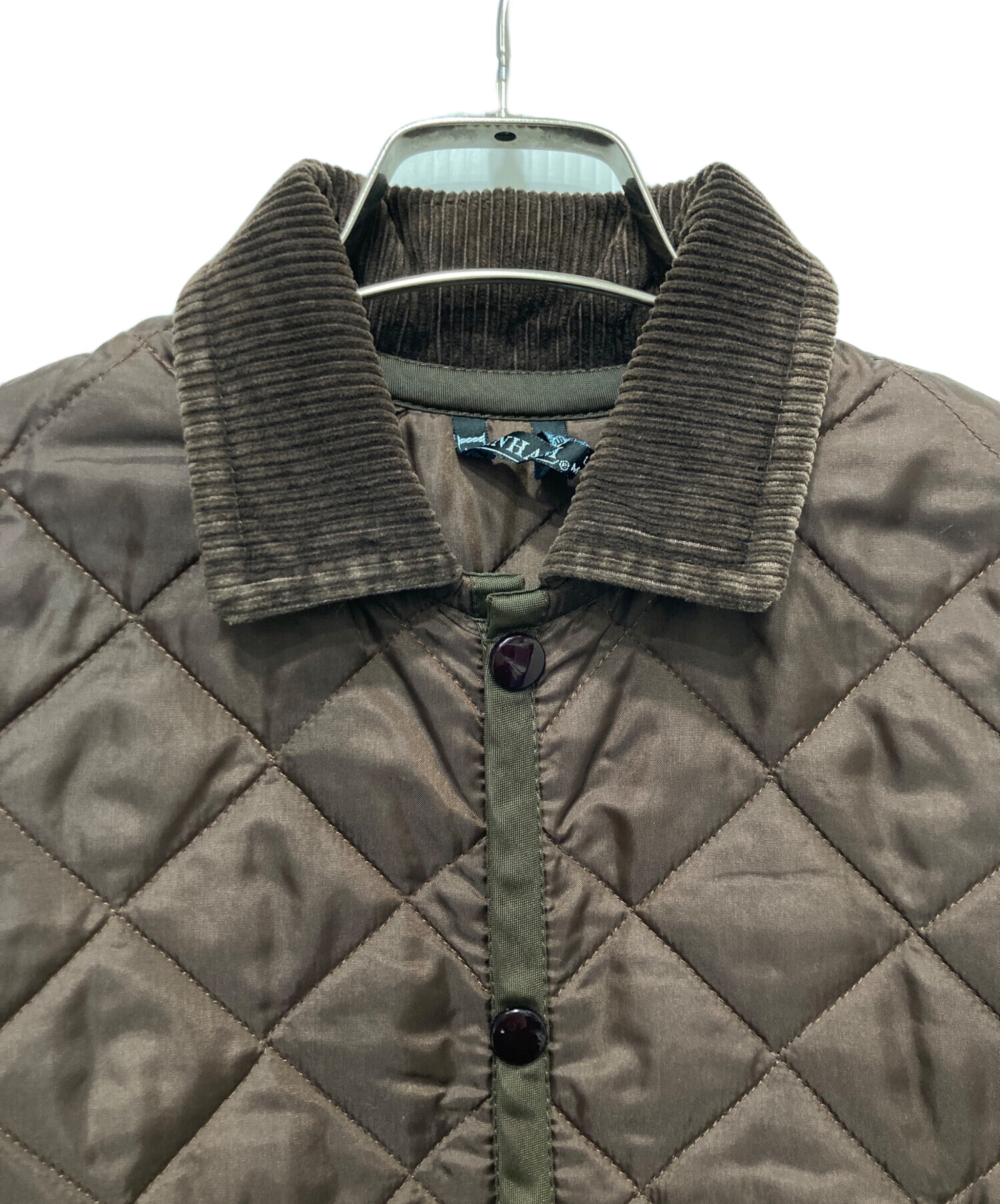 ♪未使用♪ ラベンハム　キルティングジャケット カーキ サイズ36 中古・古着通販】LAVENHAM (ラベンハム) キルティングジャケット