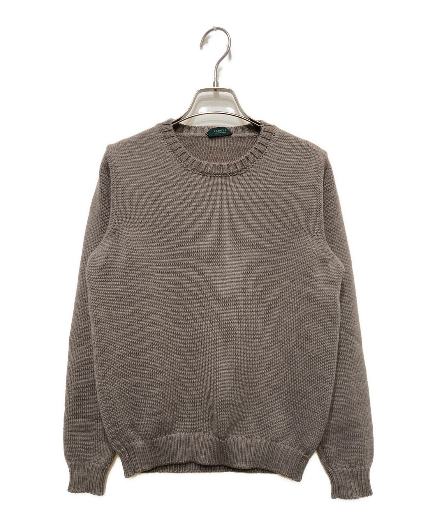 中古・古着通販】Zanone (ザノーネ) ウールクルーネックニット
