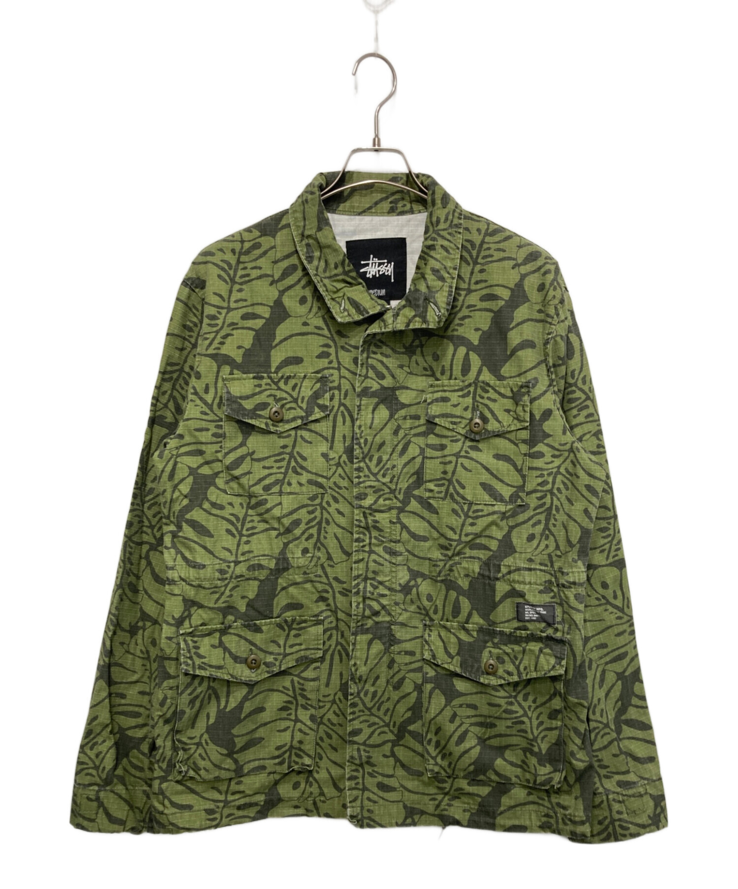 中古・古着通販】stussy (ステューシー) リーフカモミリタリー
