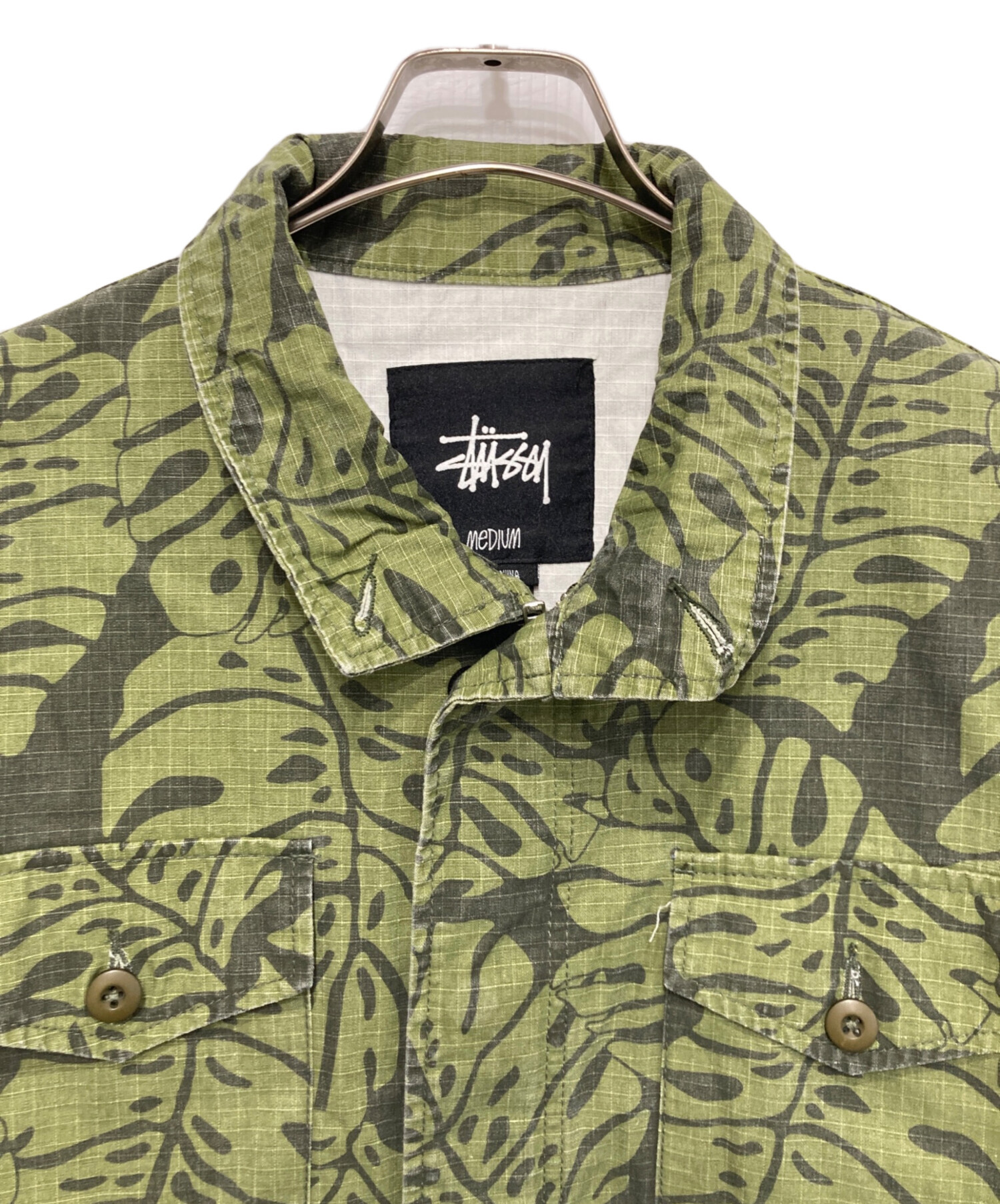 中古・古着通販】stussy (ステューシー) リーフカモミリタリー