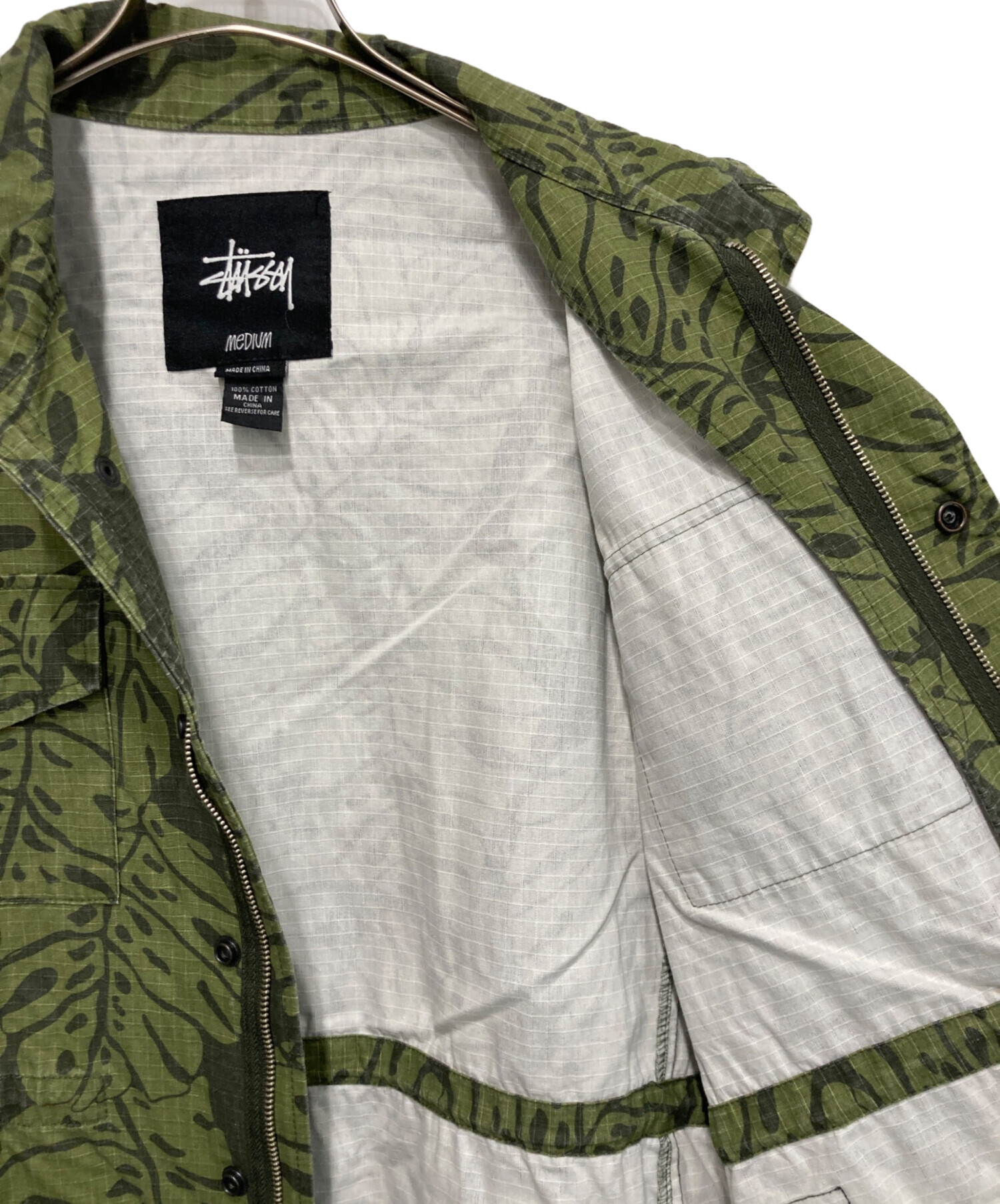 中古・古着通販】stussy (ステューシー) リーフカモミリタリー
