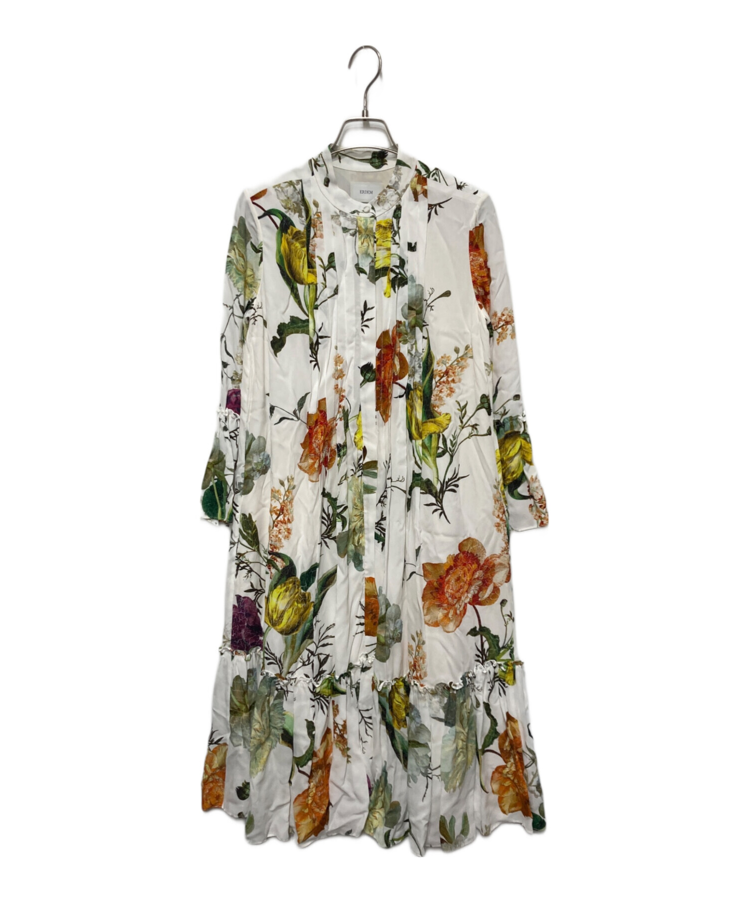 中古・古着通販】ERDEM (アーデム) WINFORD DRESS ホワイト サイズ:UK6