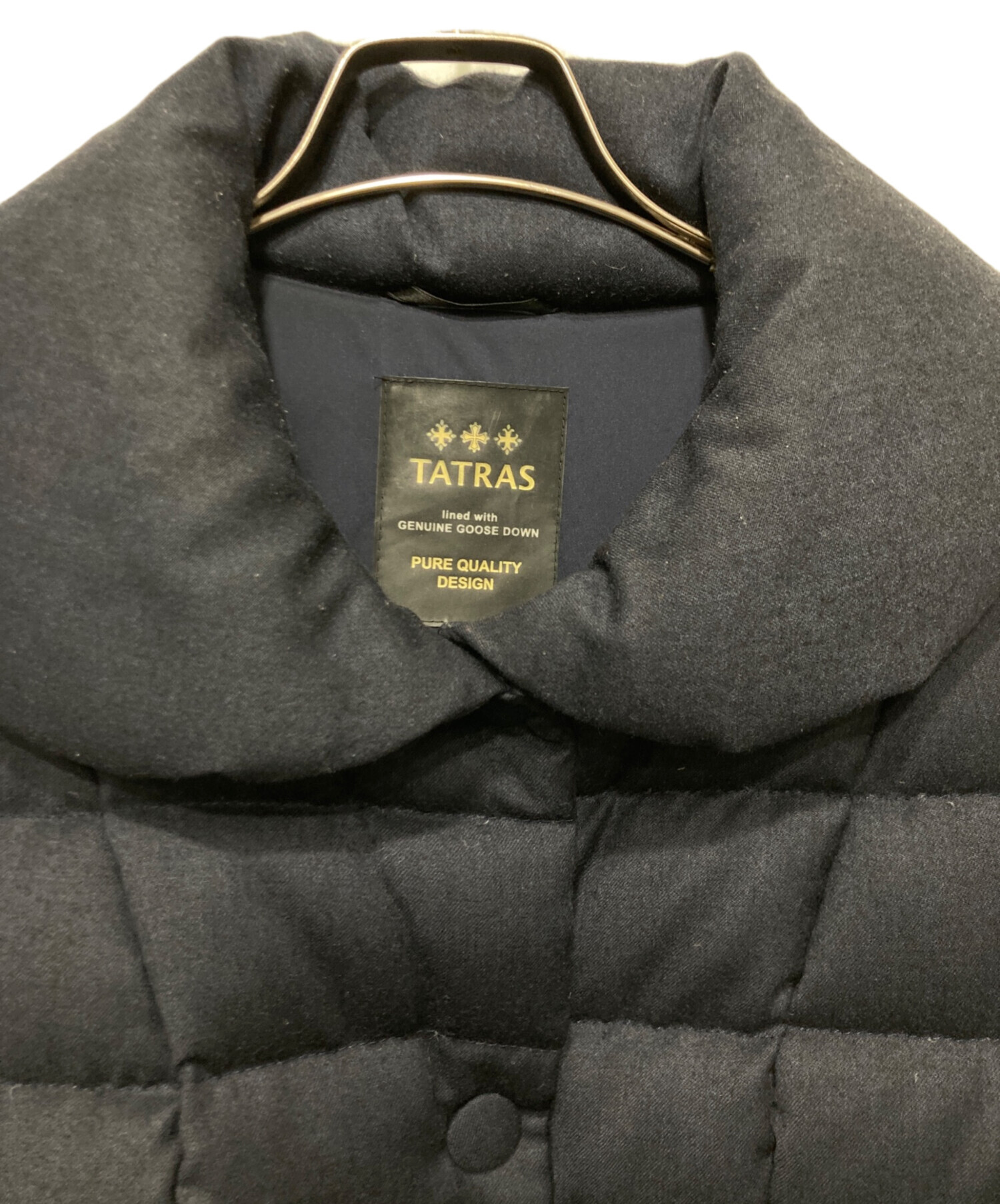 中古・古着通販】TATRAS (タトラス) ベルト付きロングダウンコート 