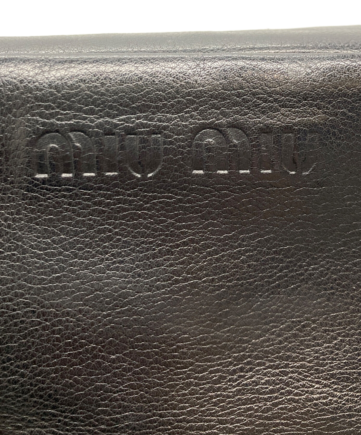 中古・古着通販】MIU MIU (ミュウミュウ) アーカイブ横長レザー