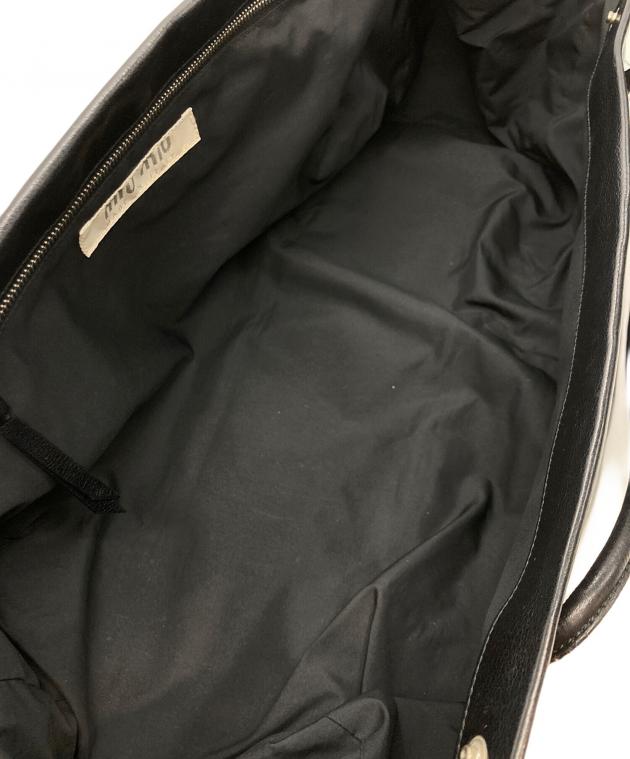 中古・古着通販】MIU MIU (ミュウミュウ) アーカイブ横長レザー