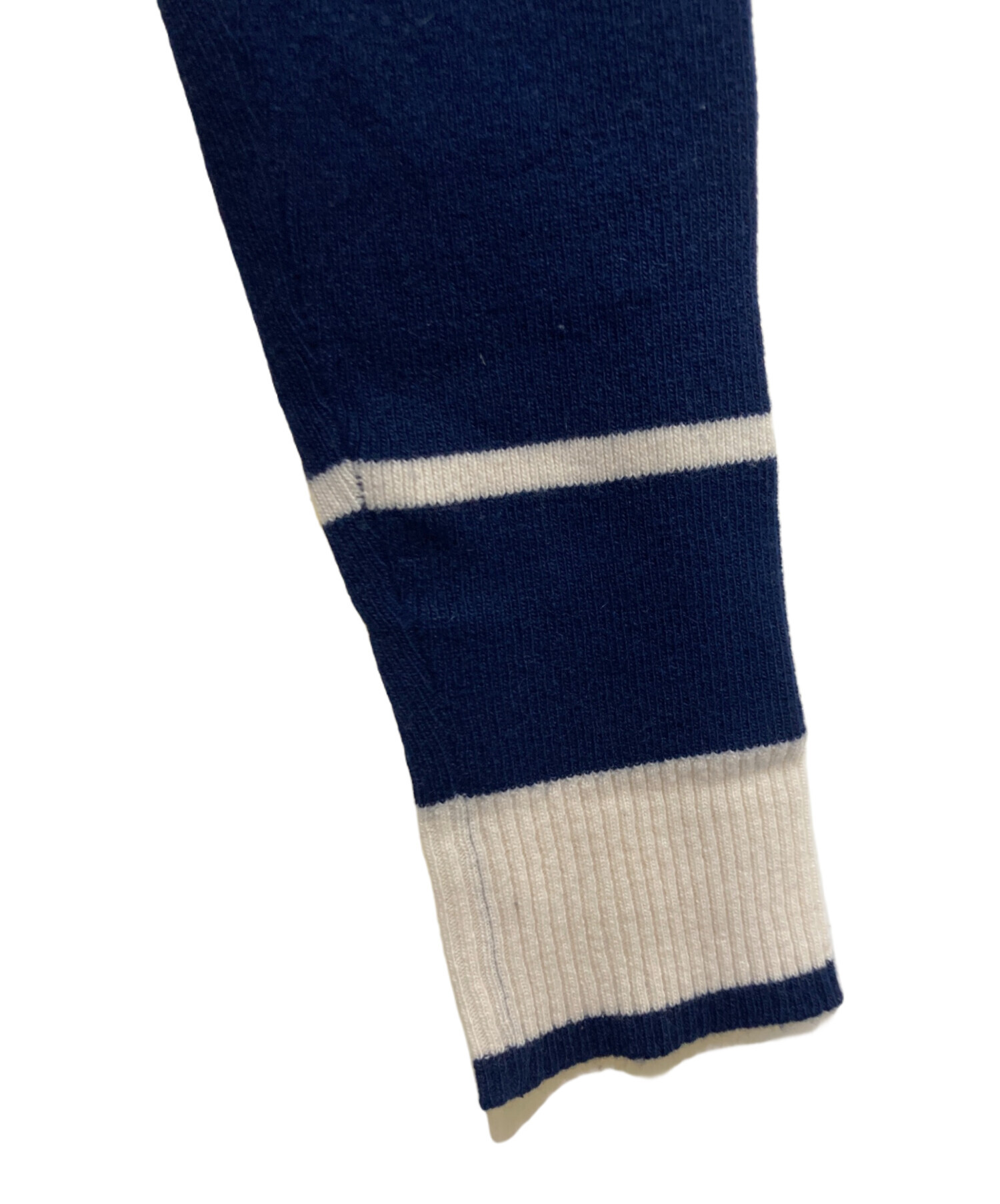 中古・古着通販】VALENTINO (ヴァレンティノ) ロゴニット ネイビー