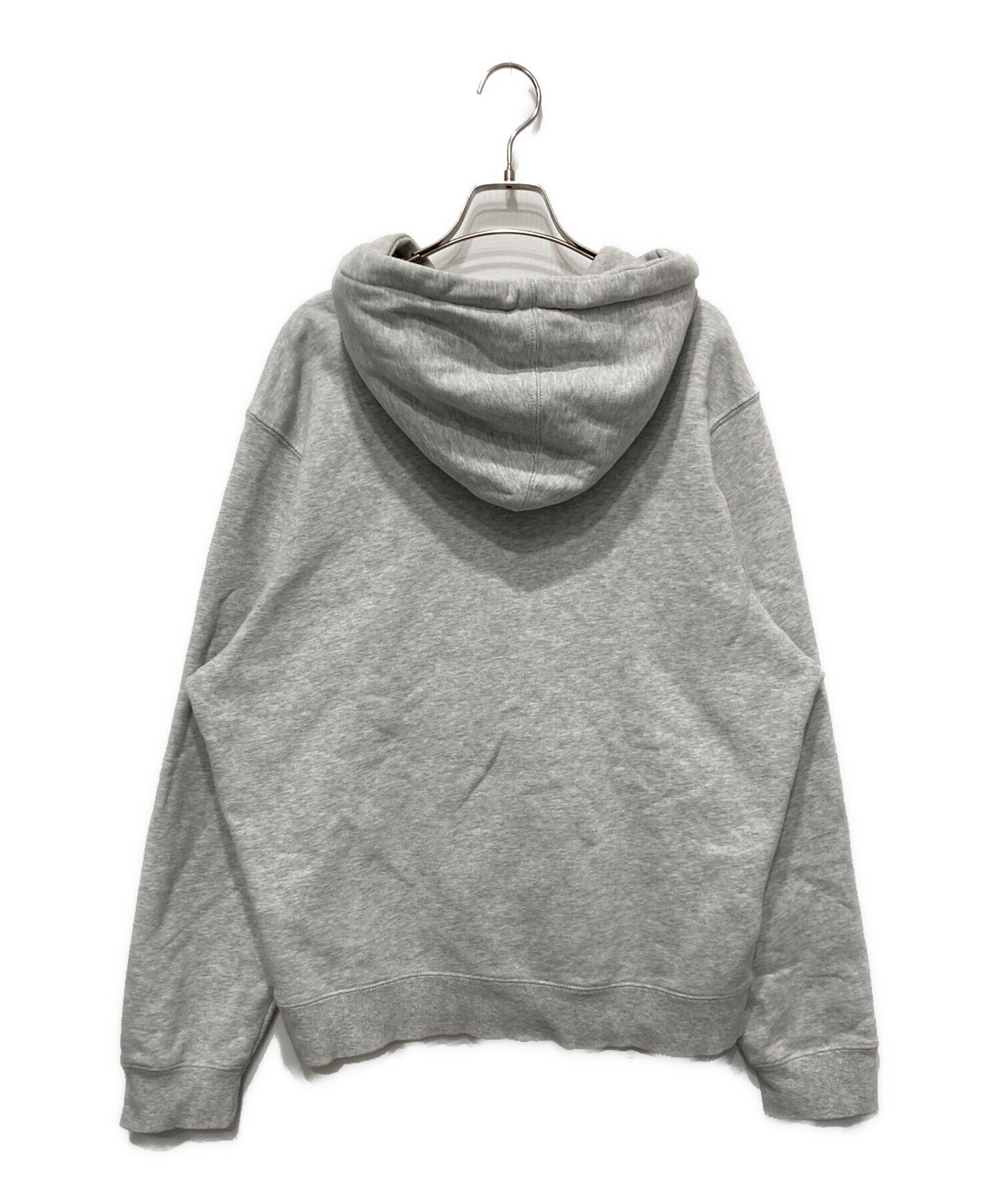 希少サイズ☆ステューシー クラウン センターロゴ パーカー XL グレー 中古・古着通販】stussy (ステューシー) センターロゴ刺繍プルオーバー