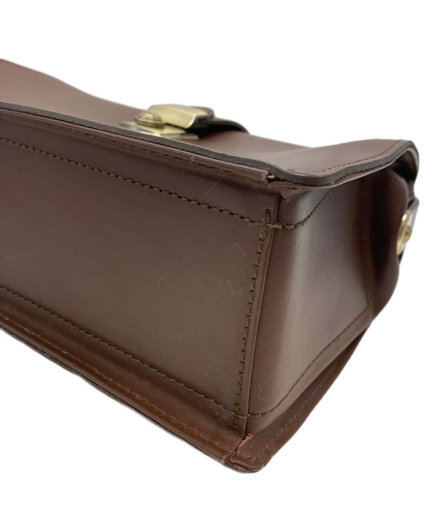 中古・古着通販】土屋鞄 (ツチヤカバン) ミニダレスバッグ ブラウン