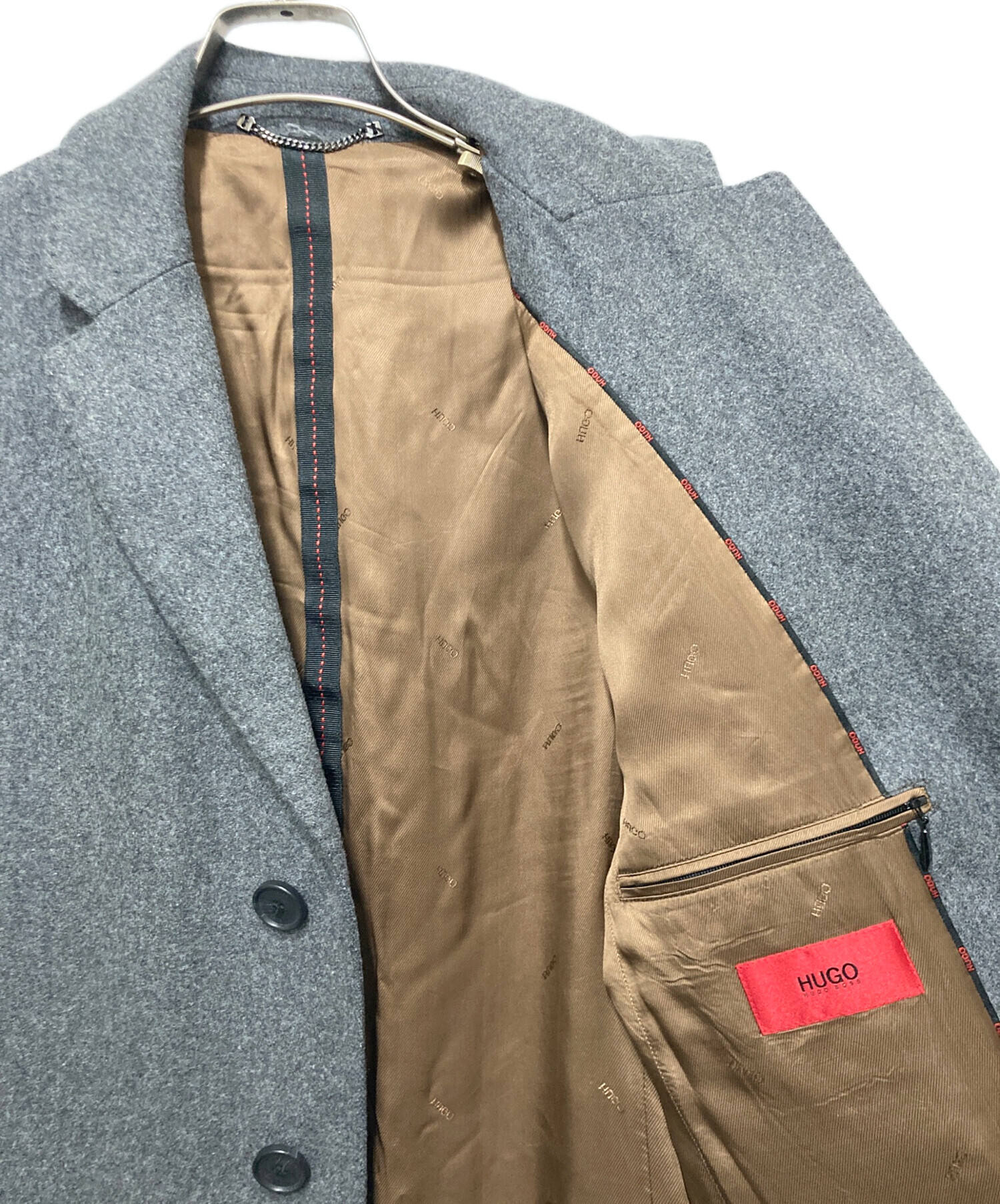 中古・古着通販】HUGO BOSS (ヒューゴ ボス) ウールチェスターコート