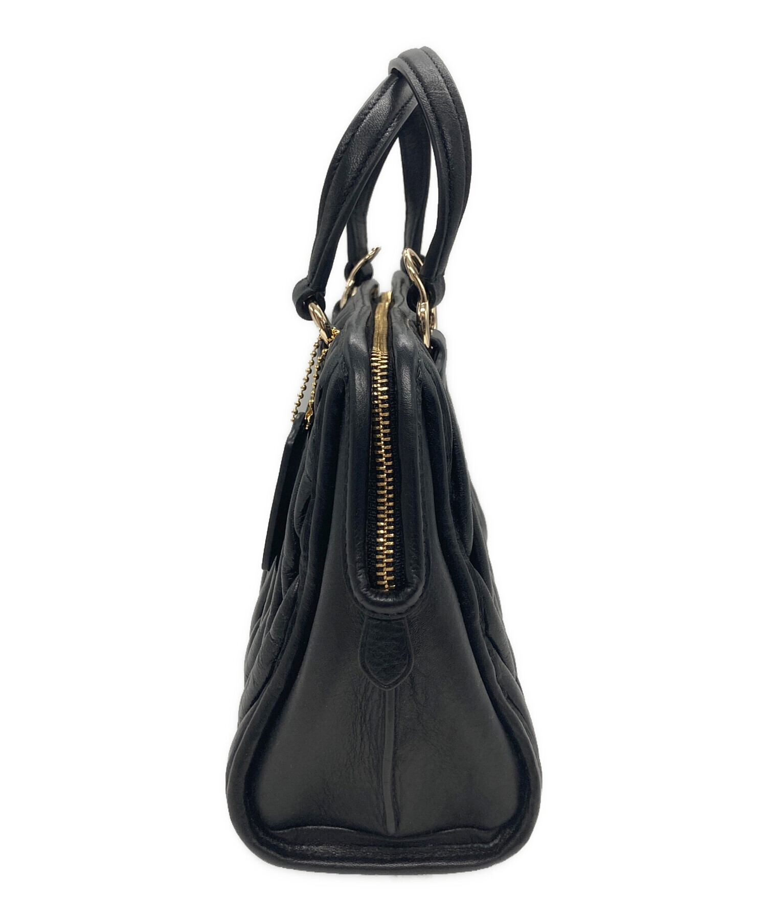 中古・古着通販】COACH (コーチ) ミニノリータ サッチェル ギャザー 