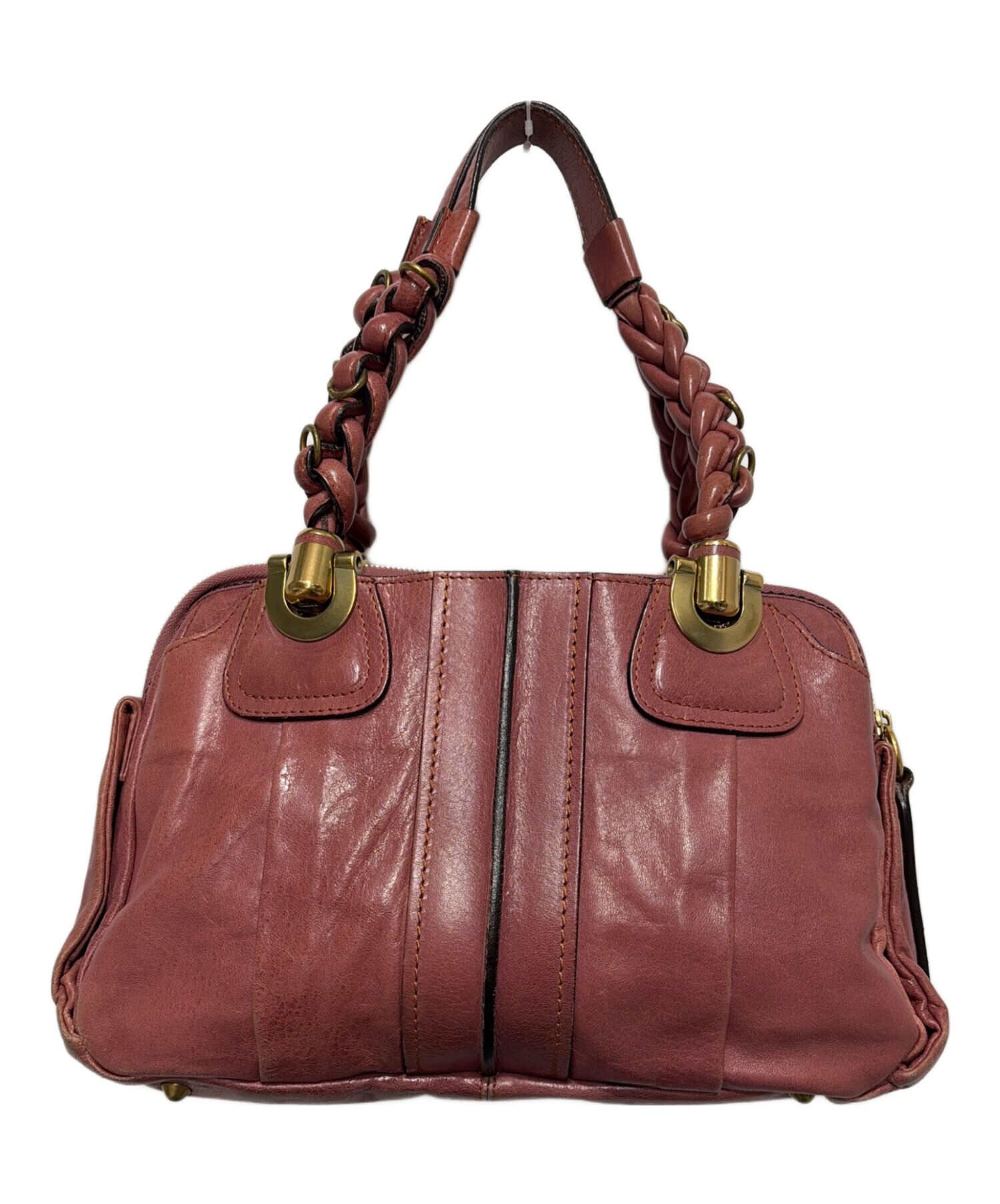 中古・古着通販】Chloe (クロエ) ミニボストンバッグ ピンク｜ブランド