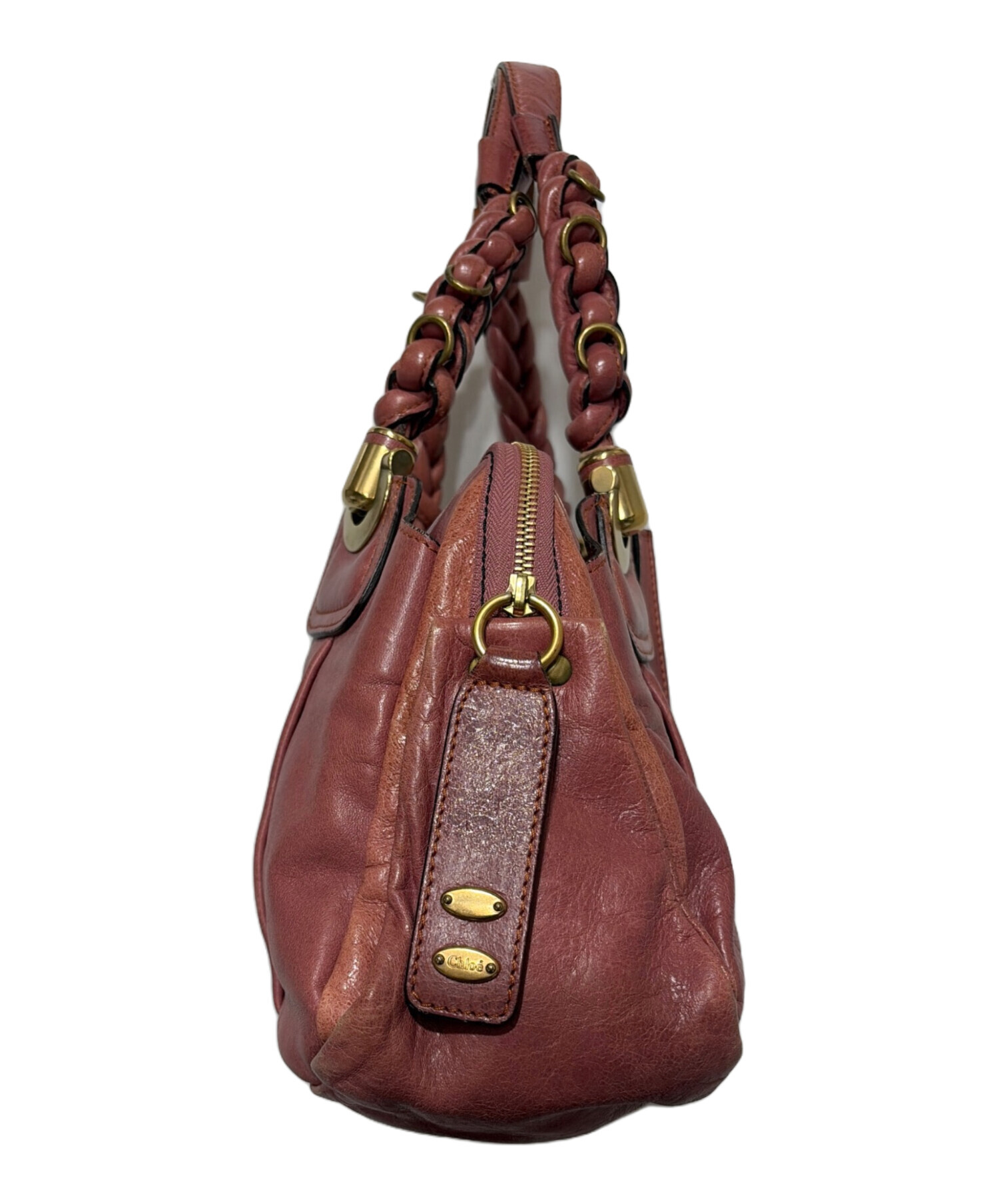 中古・古着通販】Chloe (クロエ) ミニボストンバッグ ピンク｜ブランド