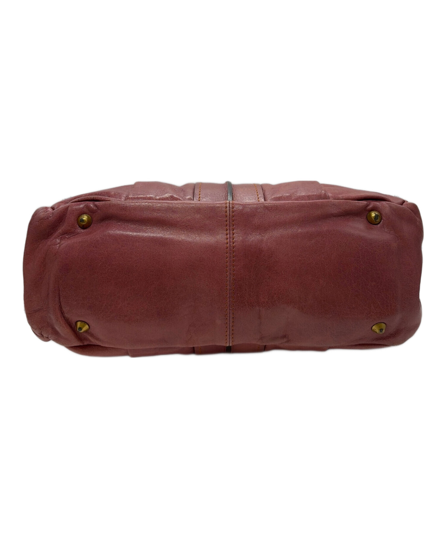 中古・古着通販】Chloe (クロエ) ミニボストンバッグ ピンク｜ブランド