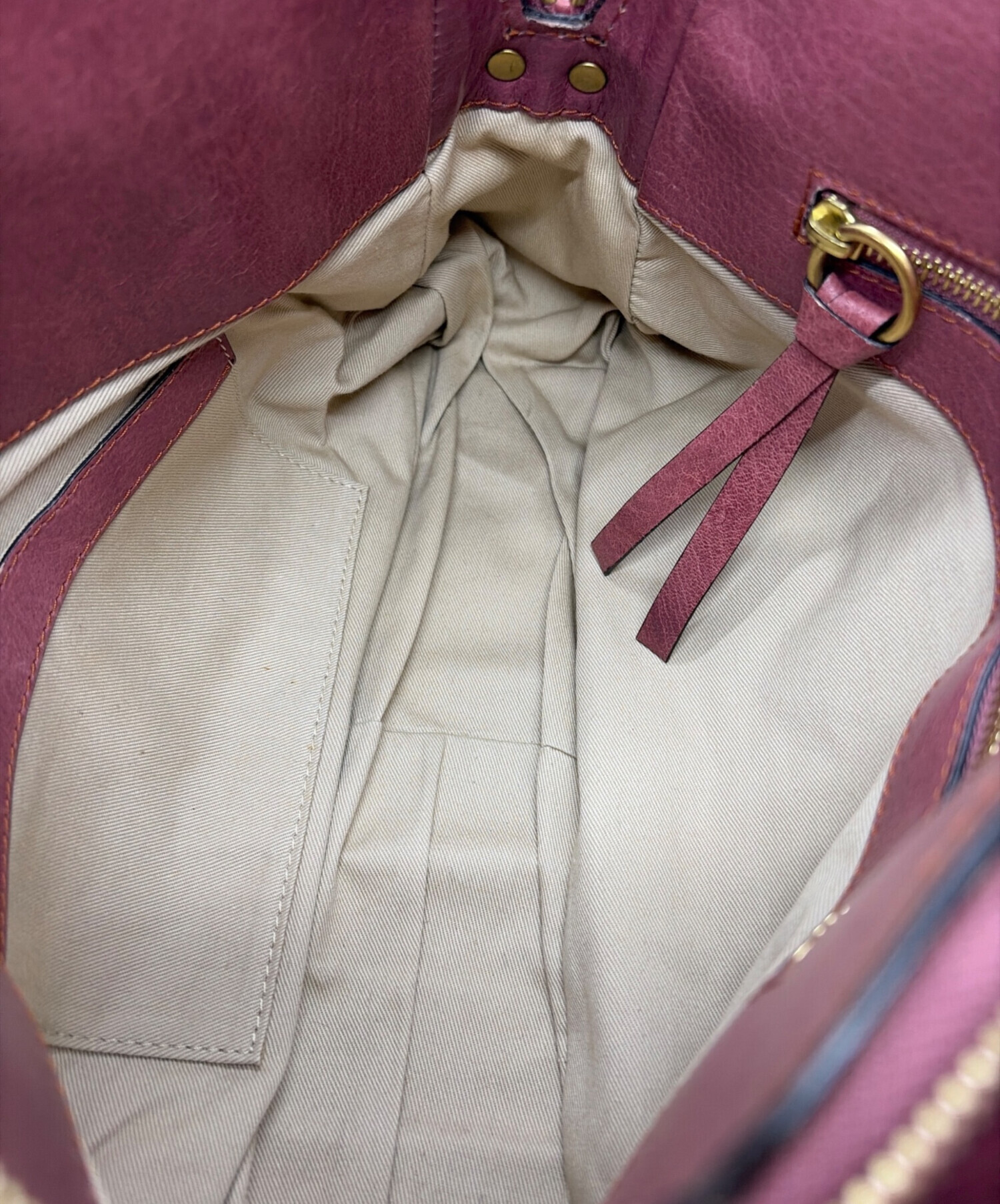 中古・古着通販】Chloe (クロエ) ミニボストンバッグ ピンク｜ブランド