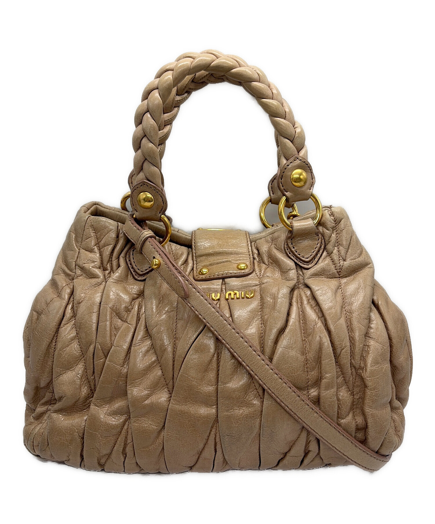 中古・古着通販】MIU MIU (ミュウミュウ) 2WAYショルダーバッグ