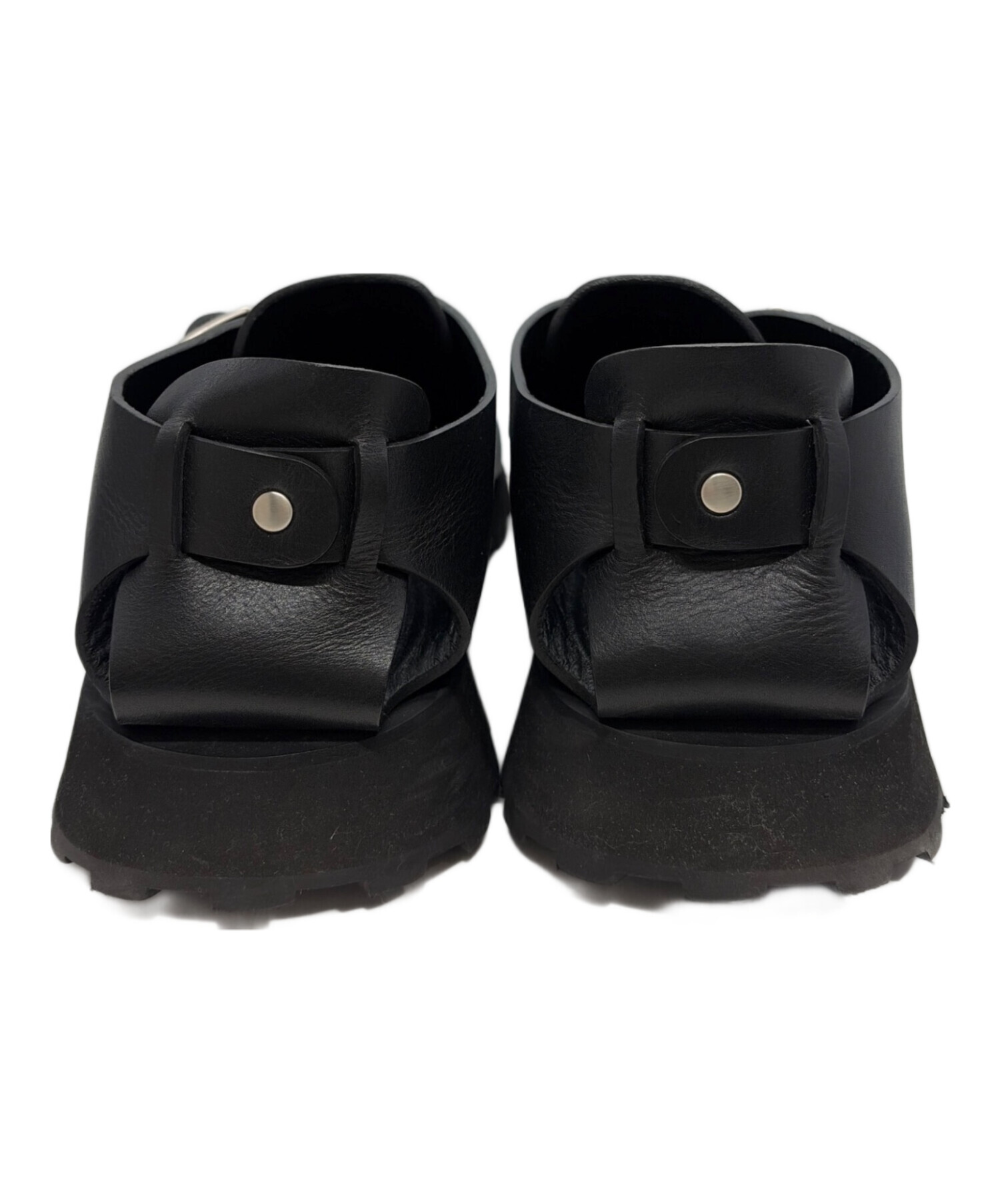中古・古着通販】JIL SANDER (ジルサンダー) レザーモンクストラップ 
