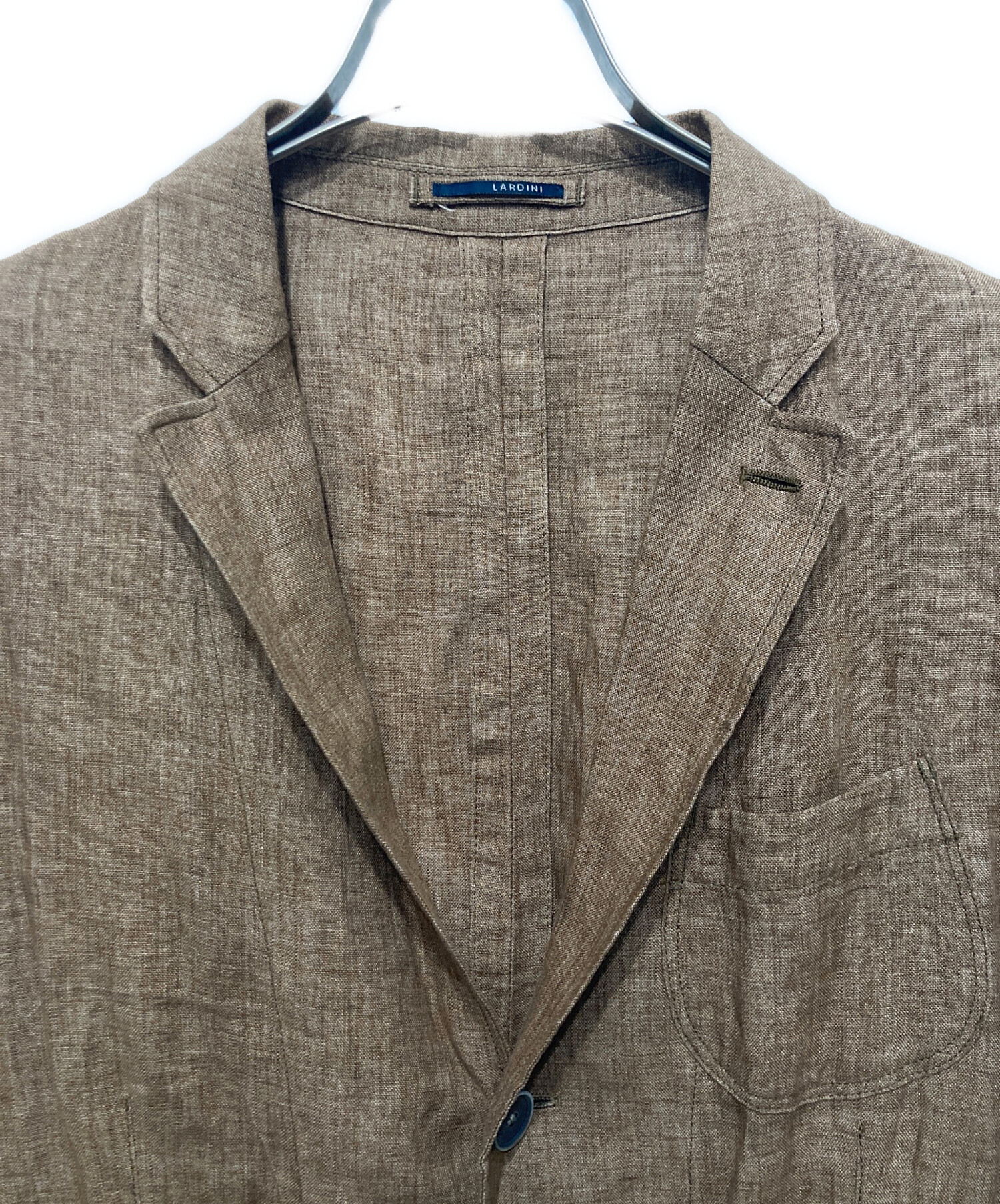 中古・古着通販】LARDINI (ラルディーニ) リネンテーラードジャケット