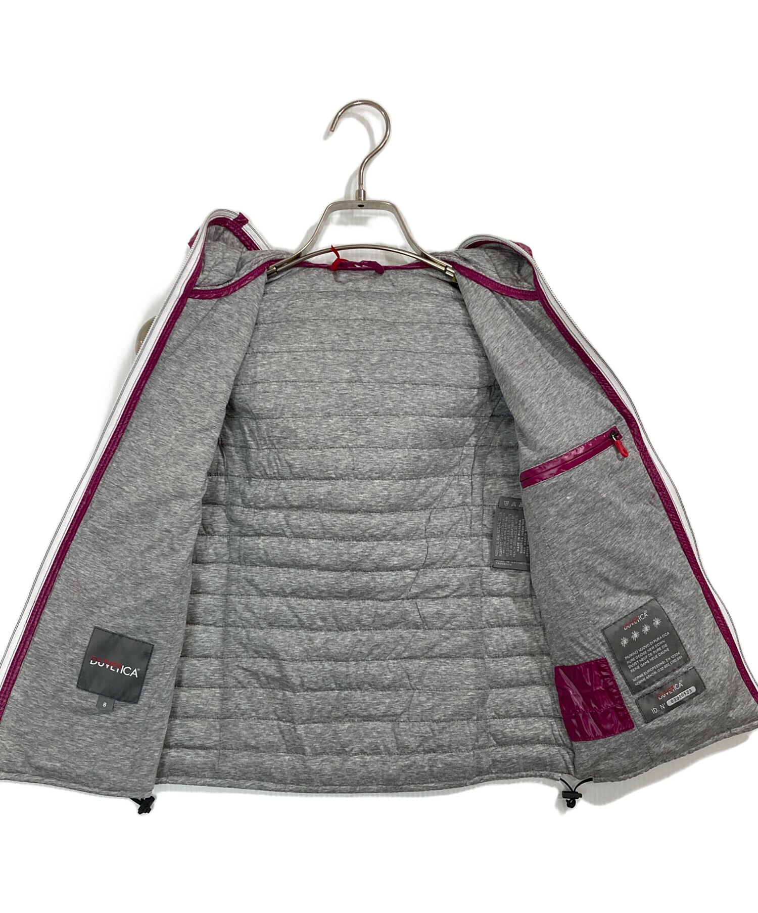 中古・古着通販】DUVETICA (デュベティカ) ダウンベスト ピンク サイズ