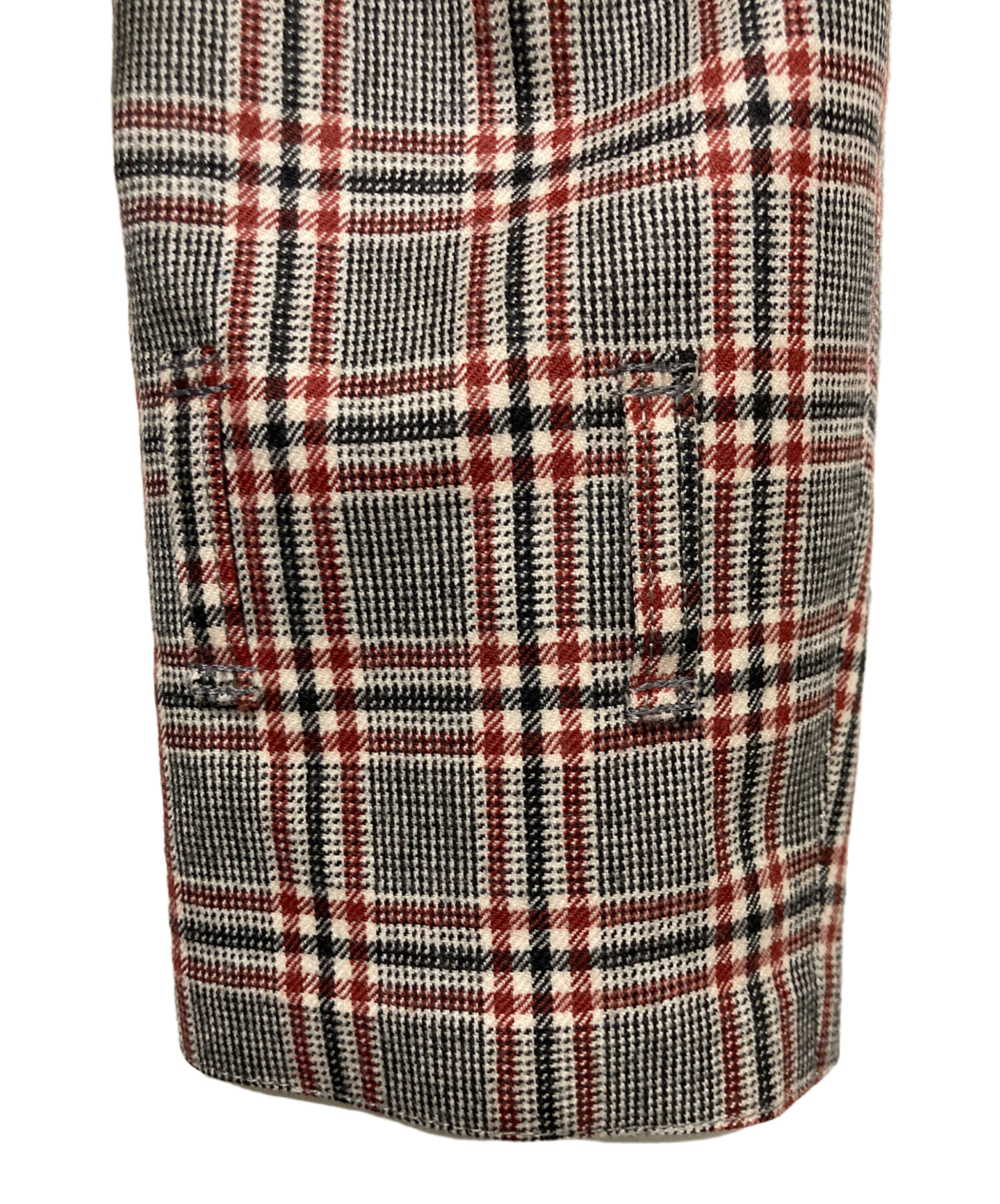 Macintosh ステンカラーコート チェック柄裏地　サイズ40 Macintosh ステンカラーコート チェック柄裏地 サイズ40 Macintosh