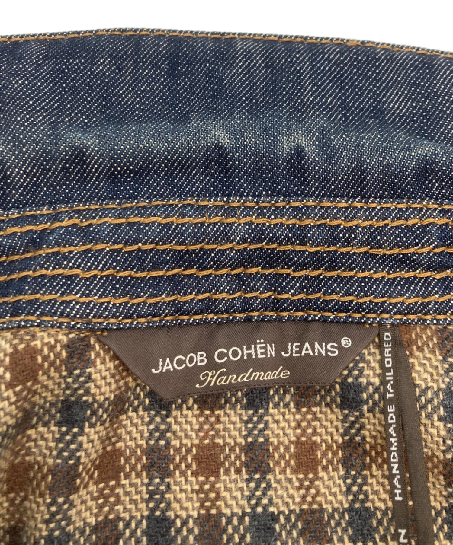 中古・古着通販】JACOB COHEN (ヤコブコーエン) 裏チェックデニム