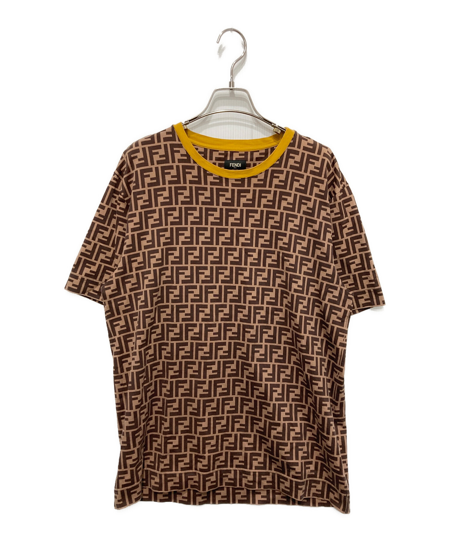 中古・古着通販】FENDI (フェンディ) ズッカ総柄クルーネックTシャツ