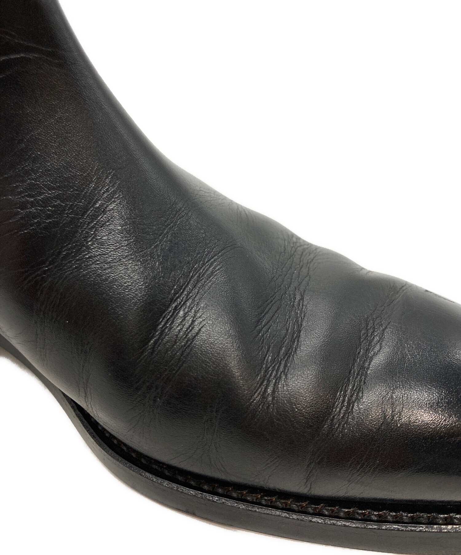 ©*読様 浅草靴誂　サイドゴアブーツ 中古・古着通販】浅草靴誂 (アサクサカチョウ) サイドゴアアンクル