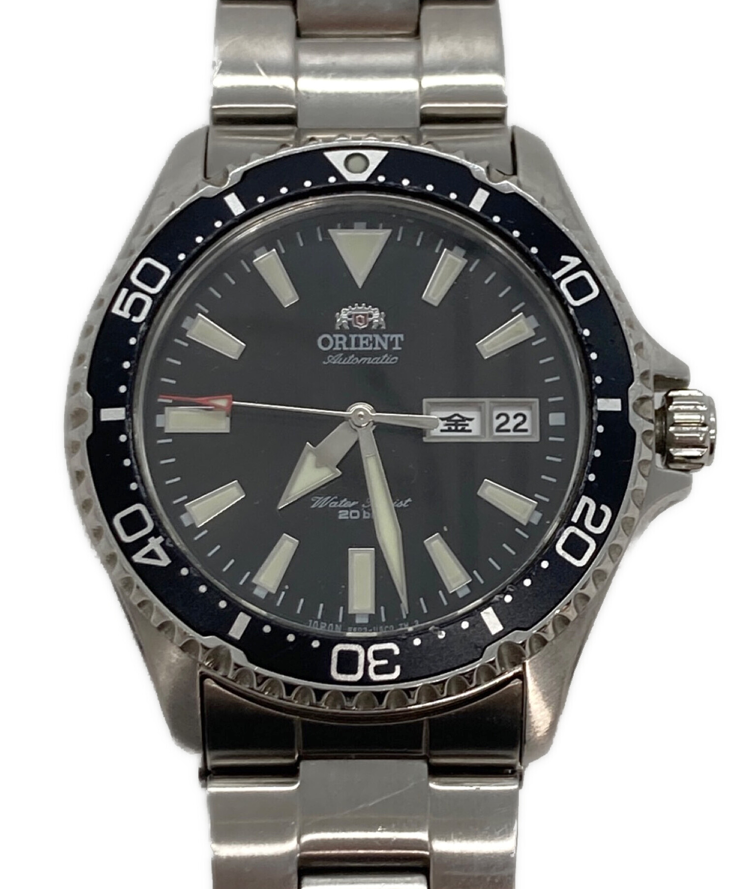 オリエントレディースダイバー 中古・古着通販】ORIENT (オリエント) ダイバーズウォッチ ブラック