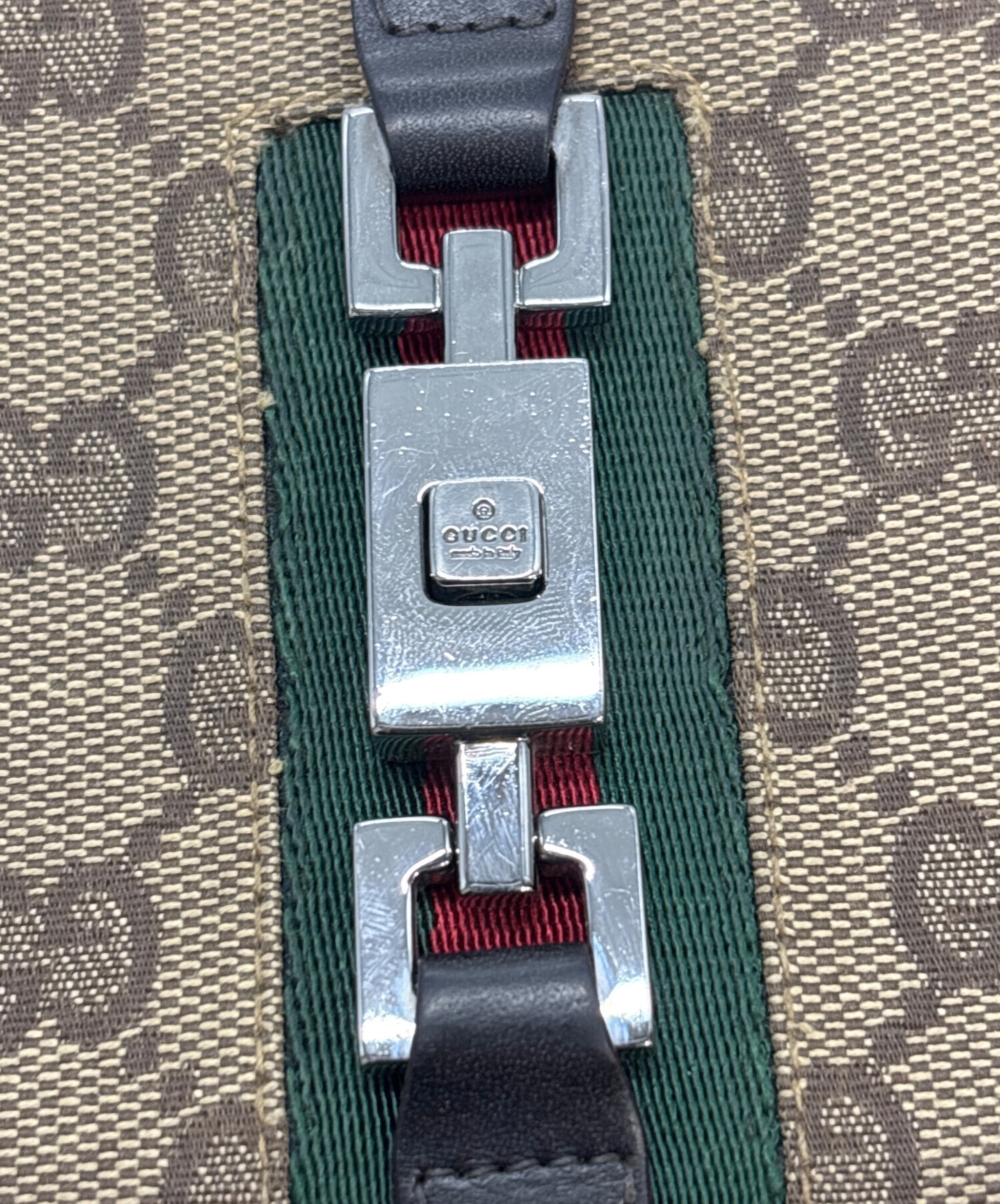 中古・古着通販】GUCCI (グッチ) ジャッキーWホック財布 ベージュ 