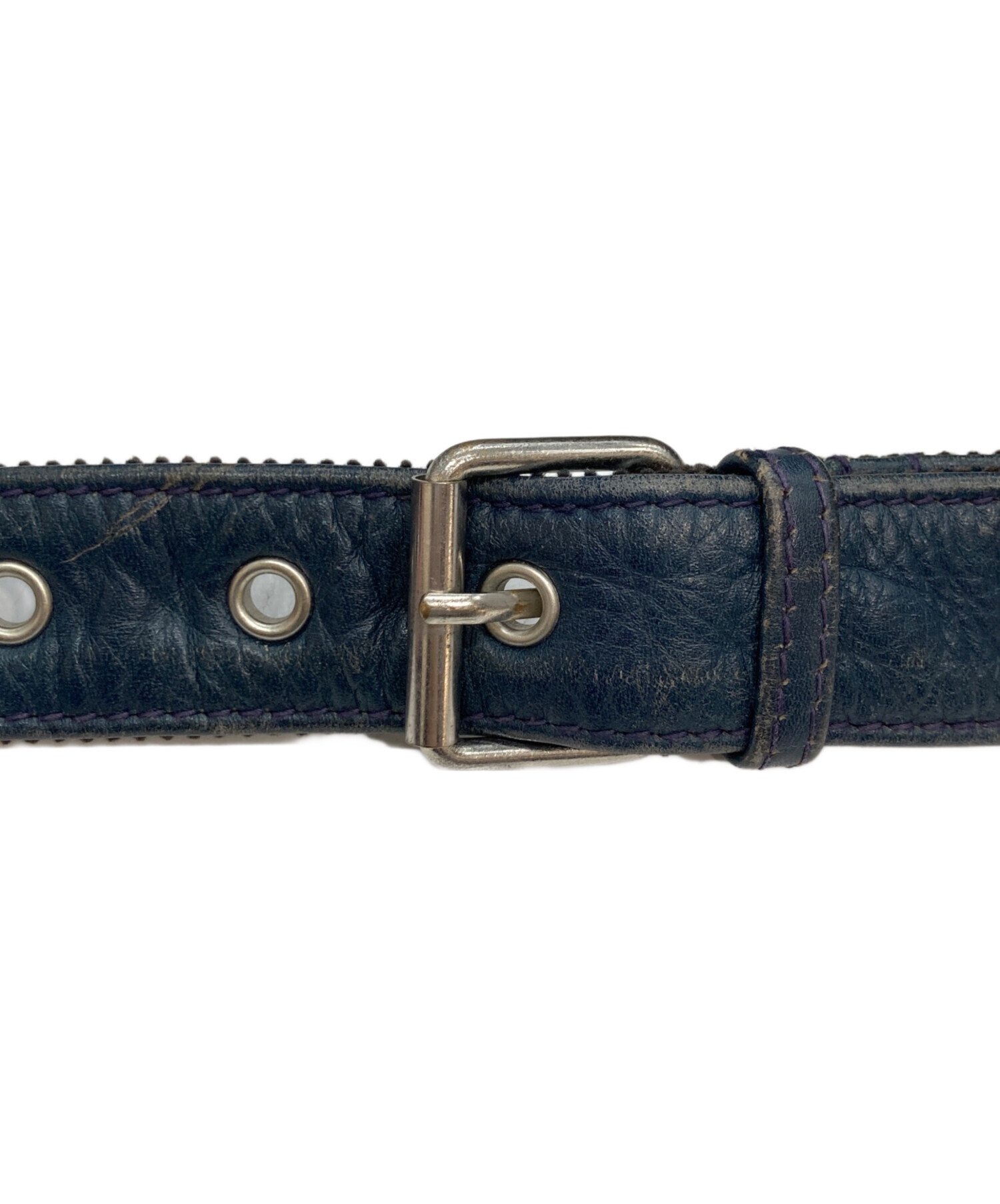 Schott ショット　ボディバッグ　パデッド　レザー　ネイビー 中古・古着通販】Schott (ショット) パデッドボディバッグ ネイビー