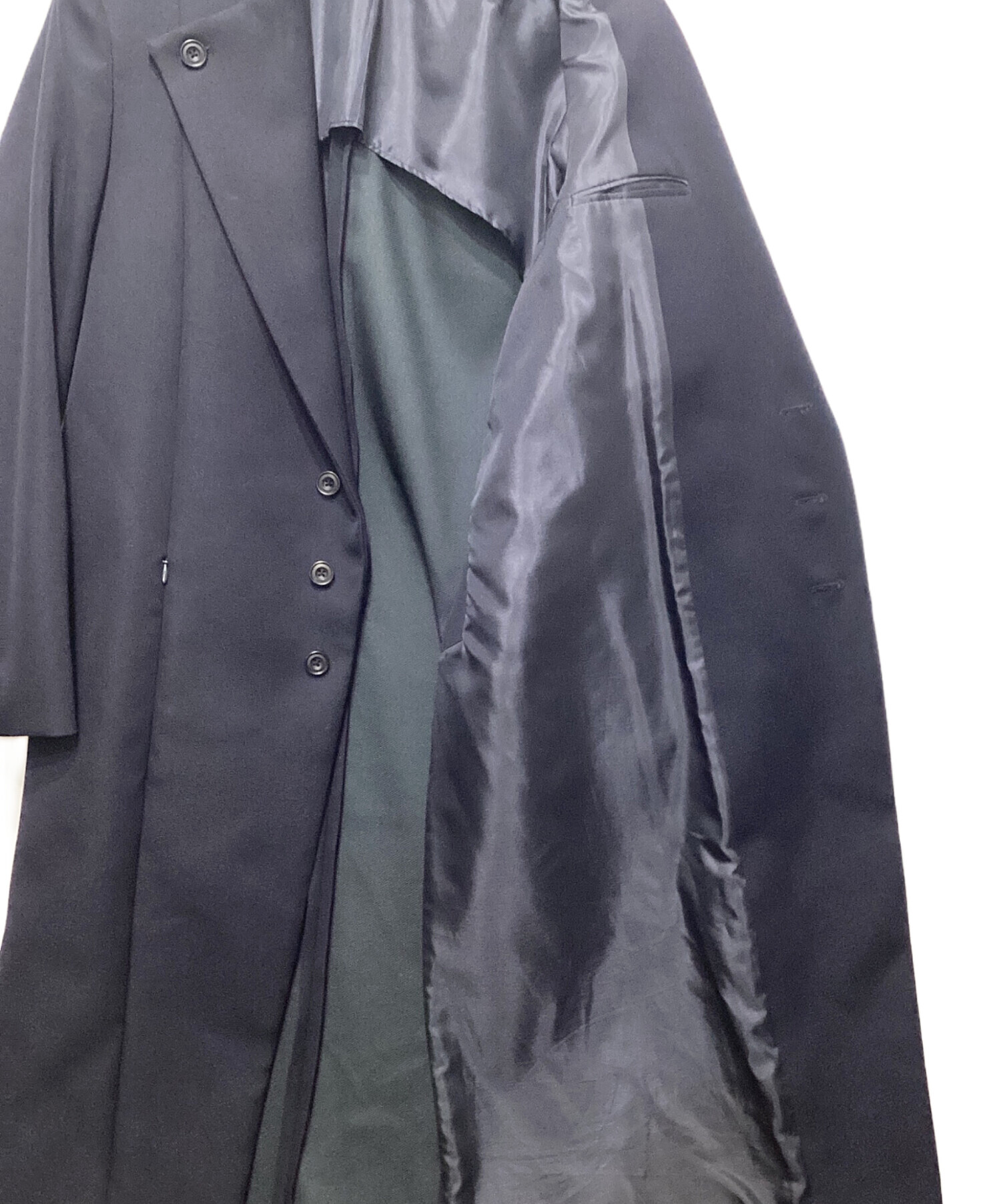 中古・古着通販】ato (アトウ) スタンドカラーチェスターコート