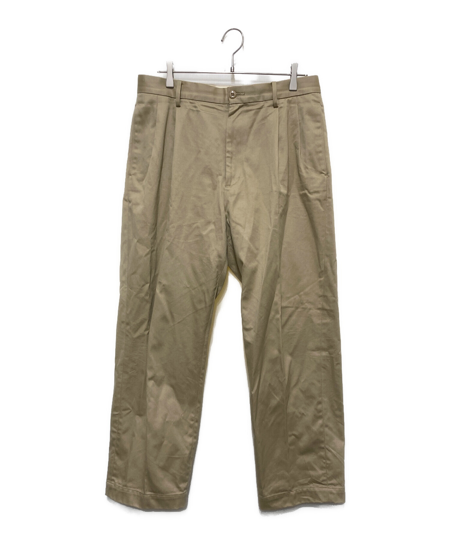 中古・古着通販】WACKO MARIA (ワコマリア) 2タックチノパン ベージュ
