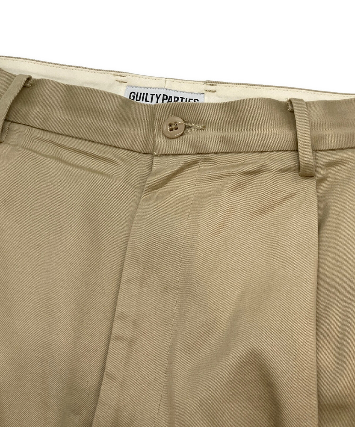 中古・古着通販】WACKO MARIA (ワコマリア) 2タックチノパン ベージュ