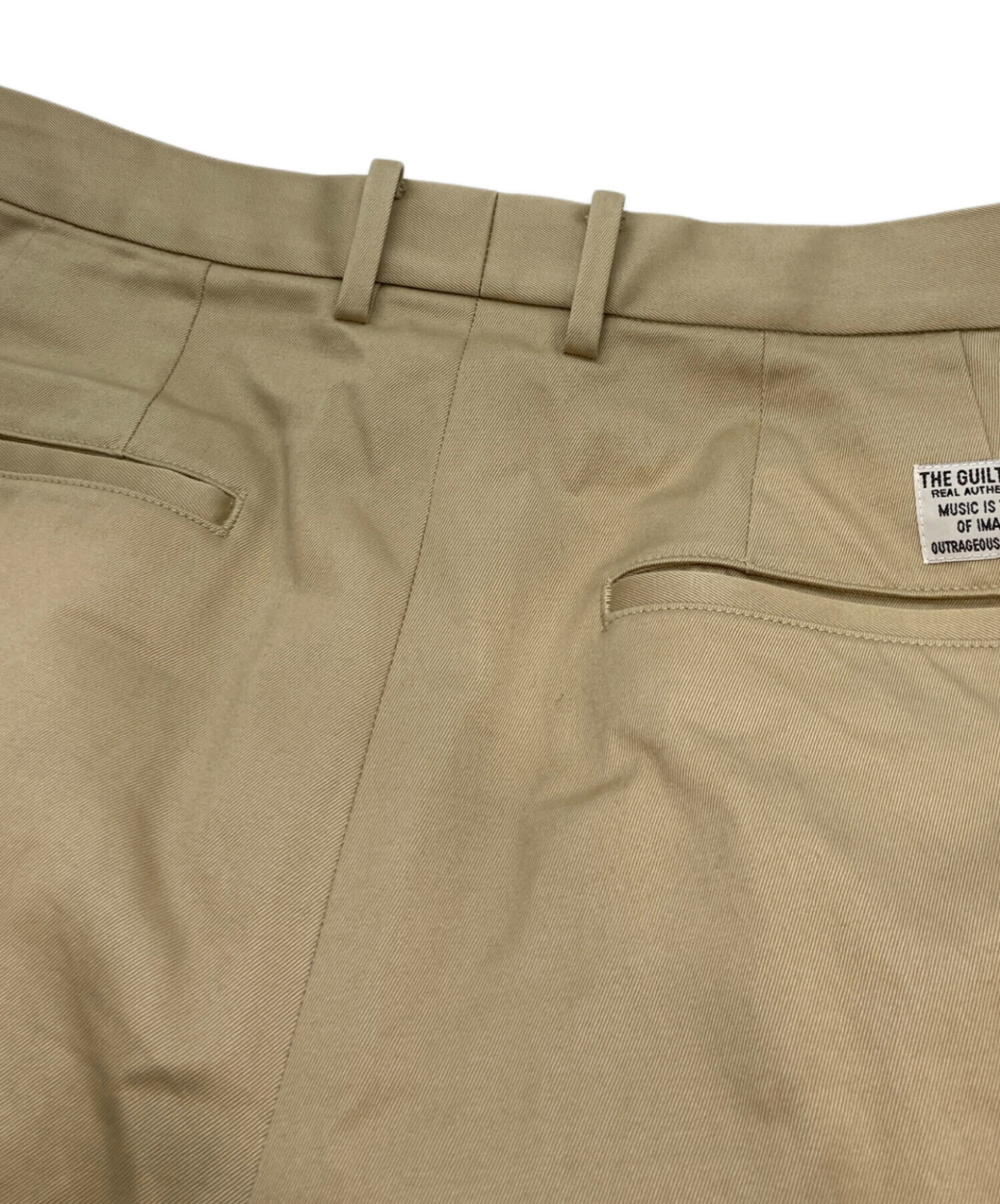 中古・古着通販】WACKO MARIA (ワコマリア) 2タックチノパン ベージュ