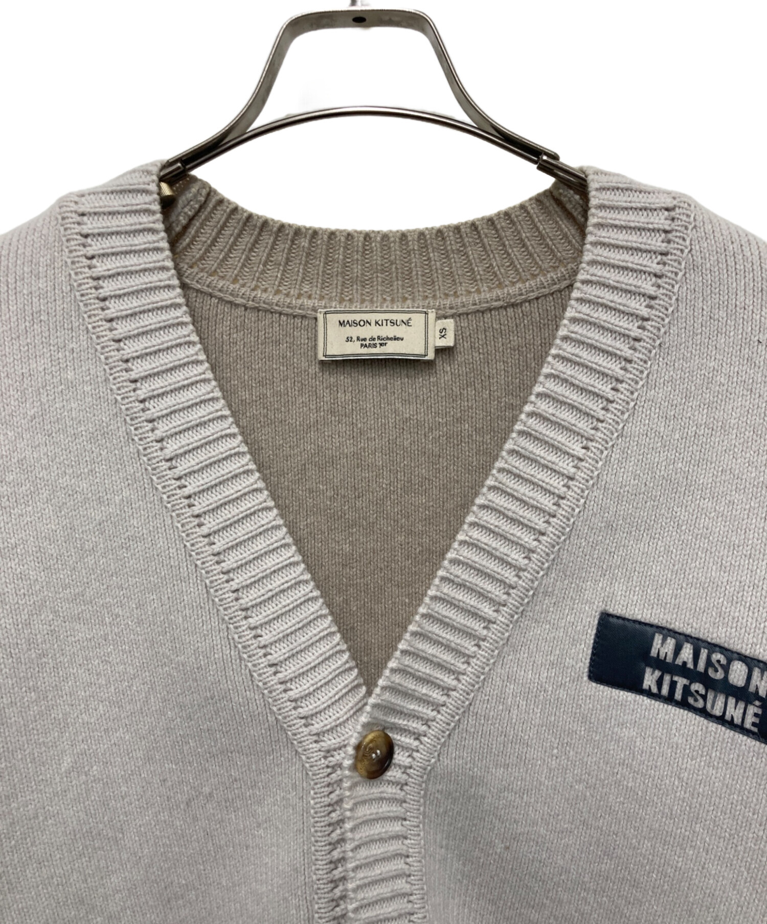 中古・古着通販】MAISON KITSUNE (メゾンキツネ) ツートンカーディガン