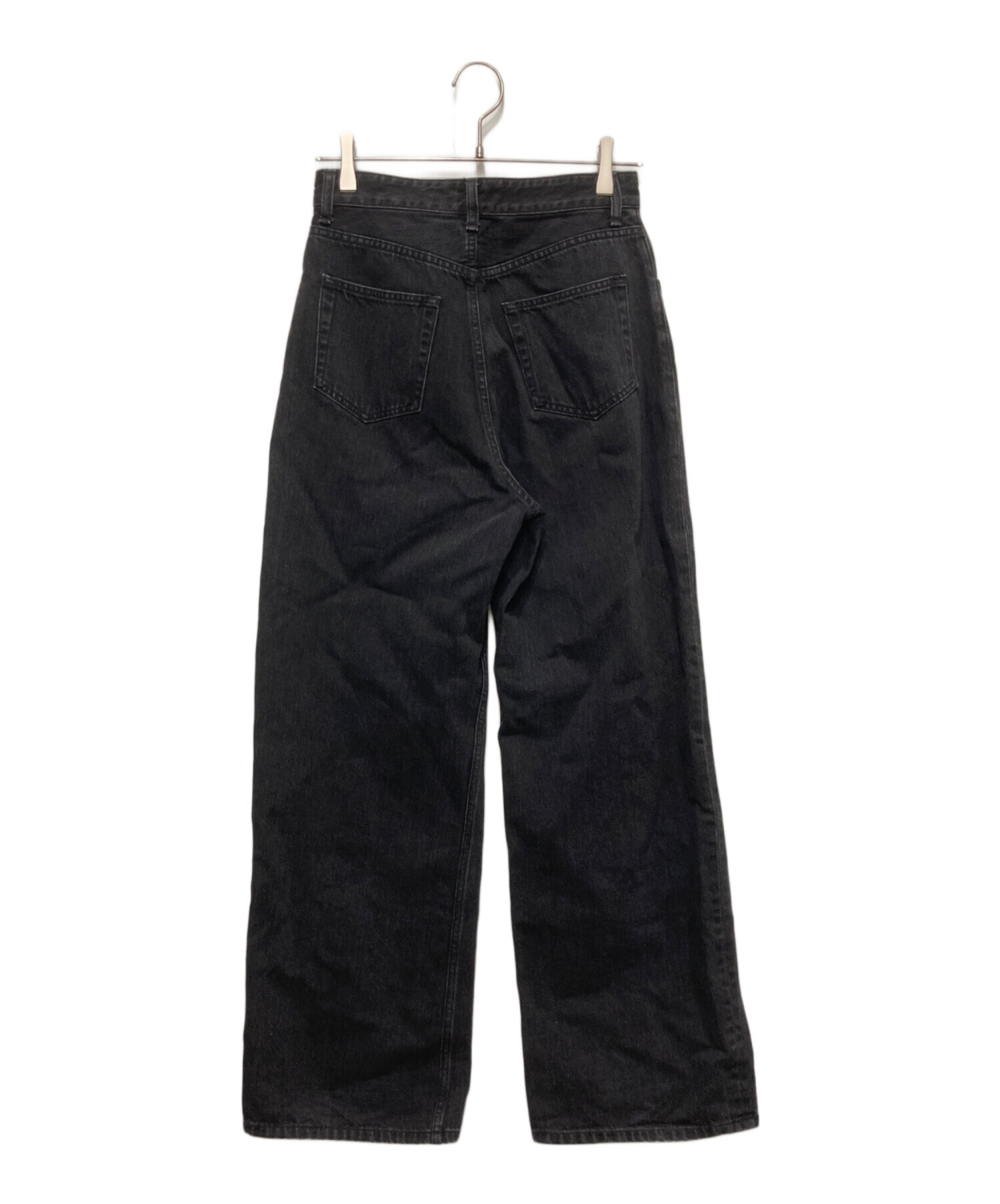 （美品）プラージュ　ハイライズデニム　サイズ：34　カラー：ブラック 中古・古着通販】Plage (プラージュ) High Rise デニム ブラック