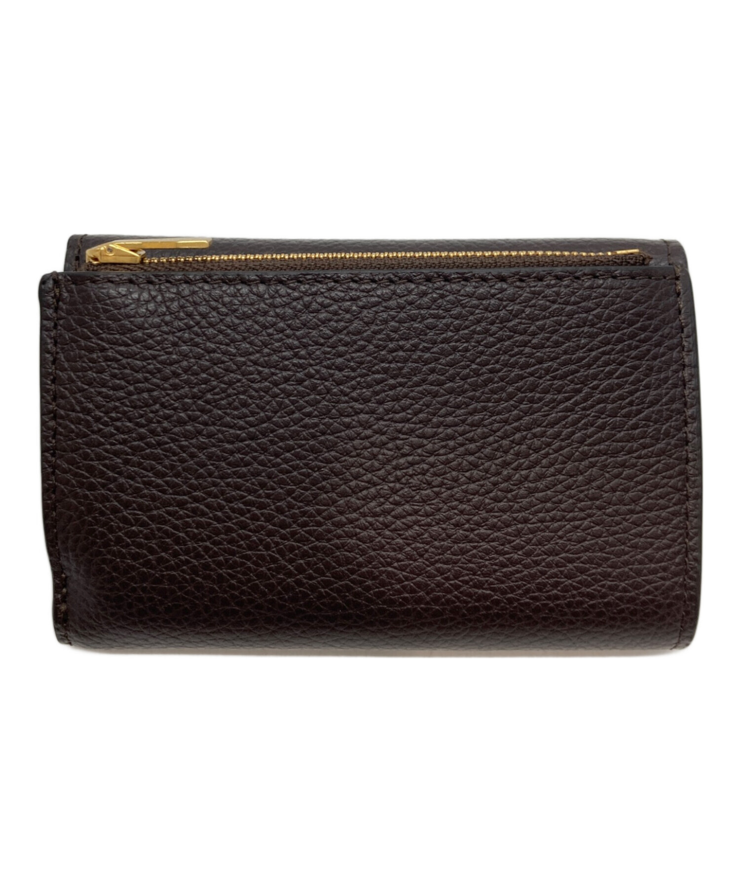 中古・古着通販】MULBERRY (マルベリー) 3つ折り財布 ブラウン 