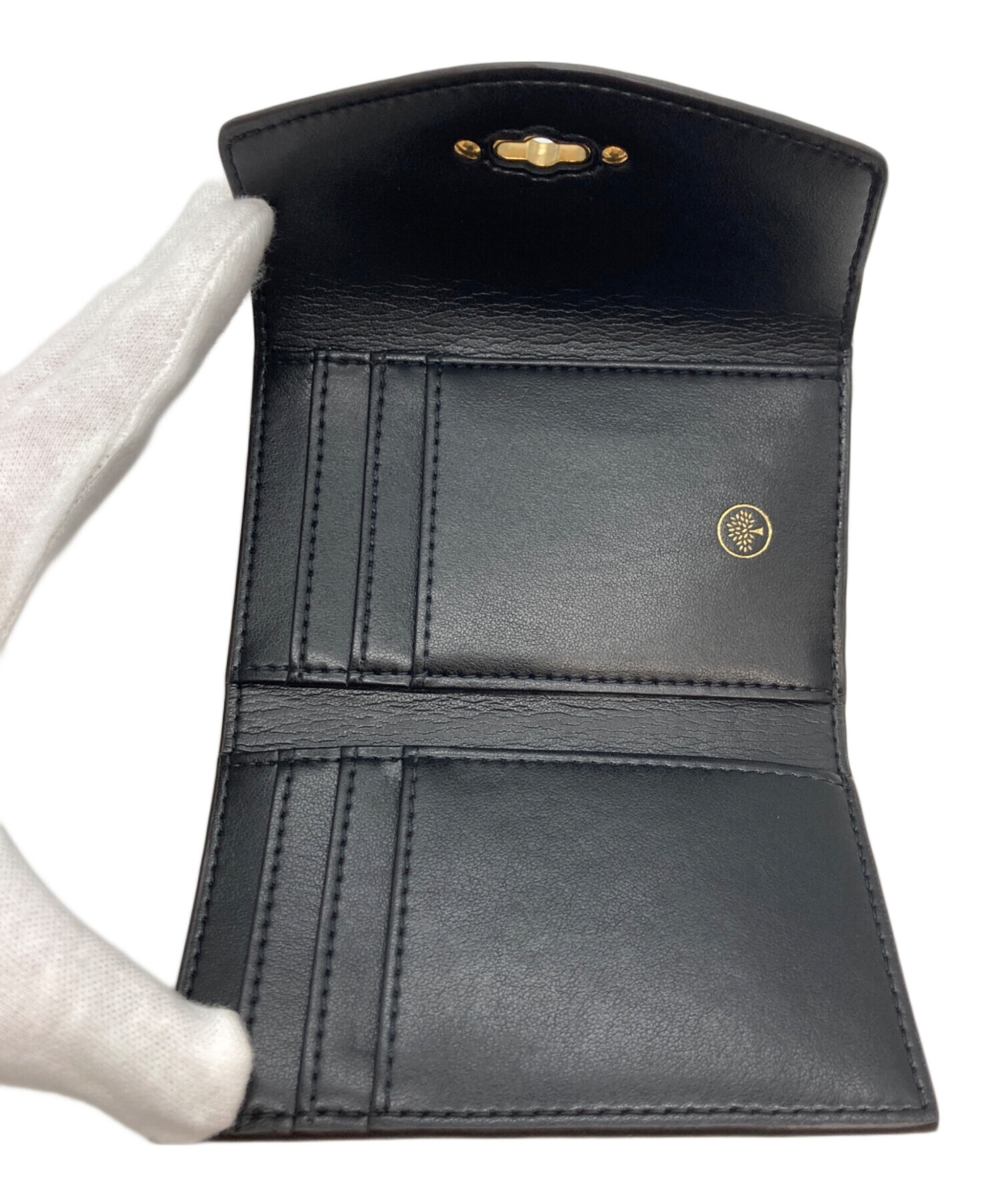 中古・古着通販】MULBERRY (マルベリー) 3つ折り財布 ブラウン 