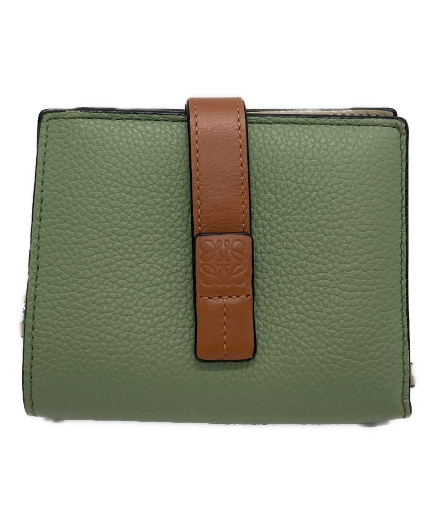 中古・古着通販】LOEWE (ロエベ) バーティカルウォレット グリーン