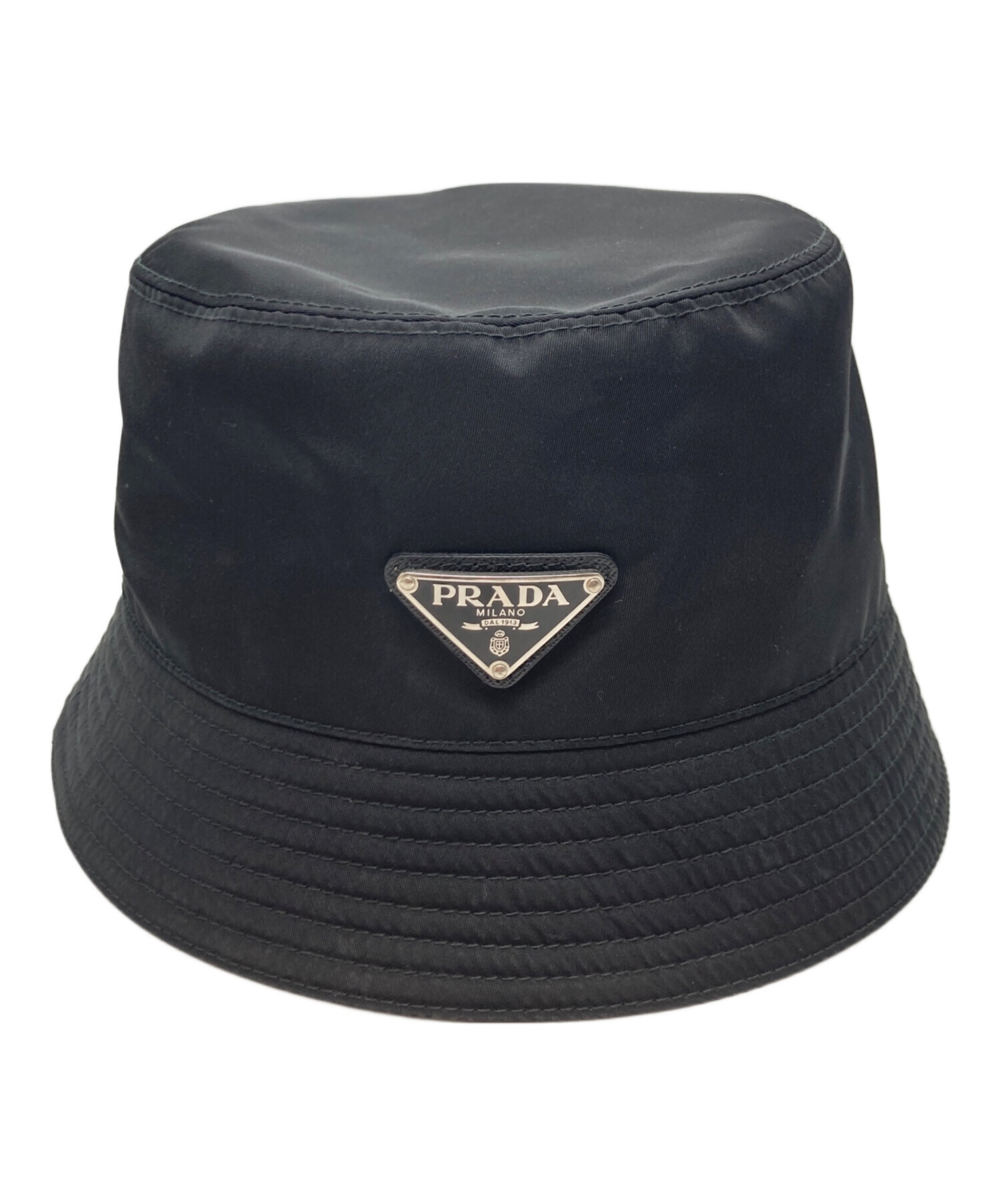 中古・古着通販】PRADA (プラダ) ReNylonバケットハット ブラック