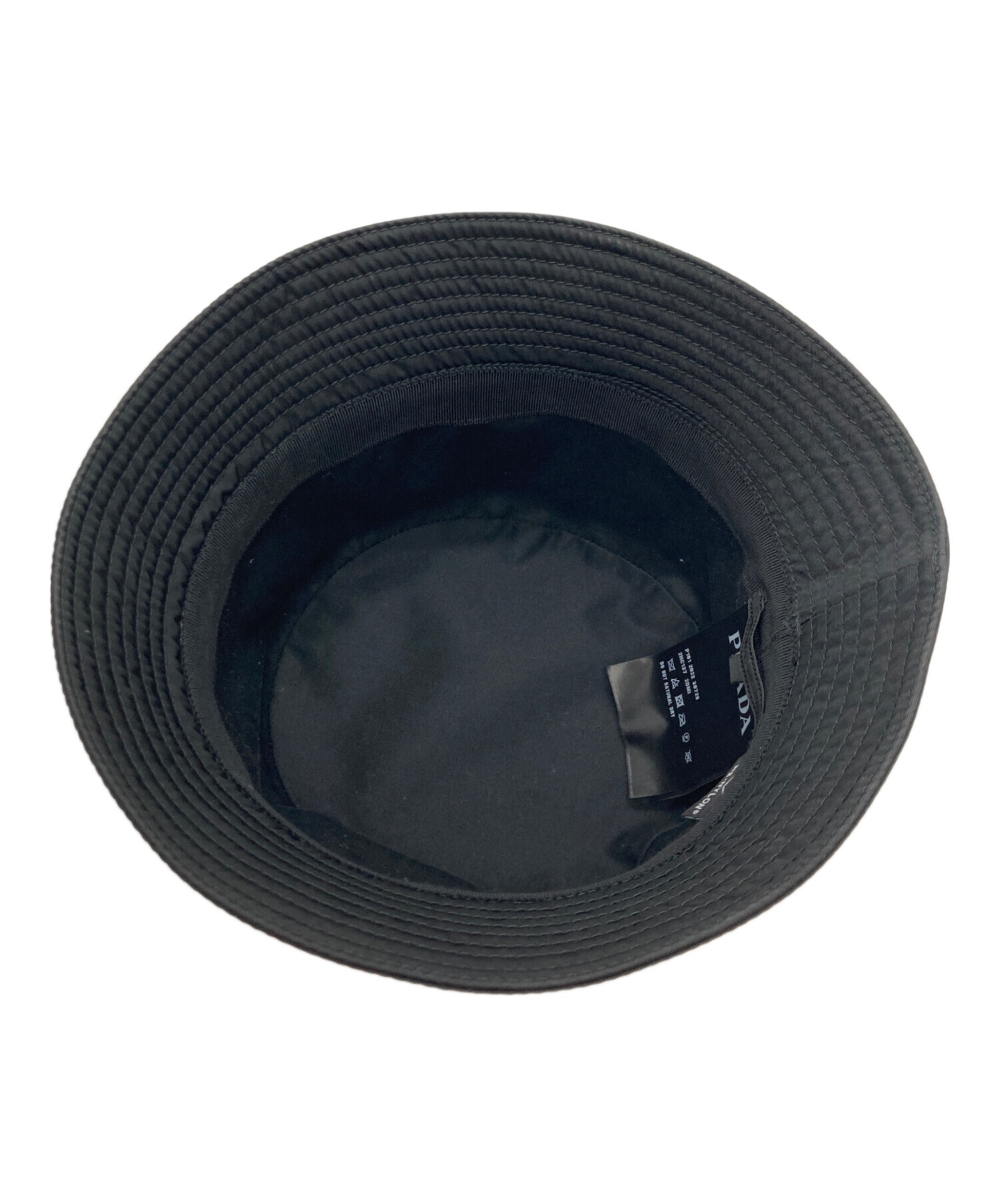 中古・古着通販】PRADA (プラダ) ReNylonバケットハット ブラック