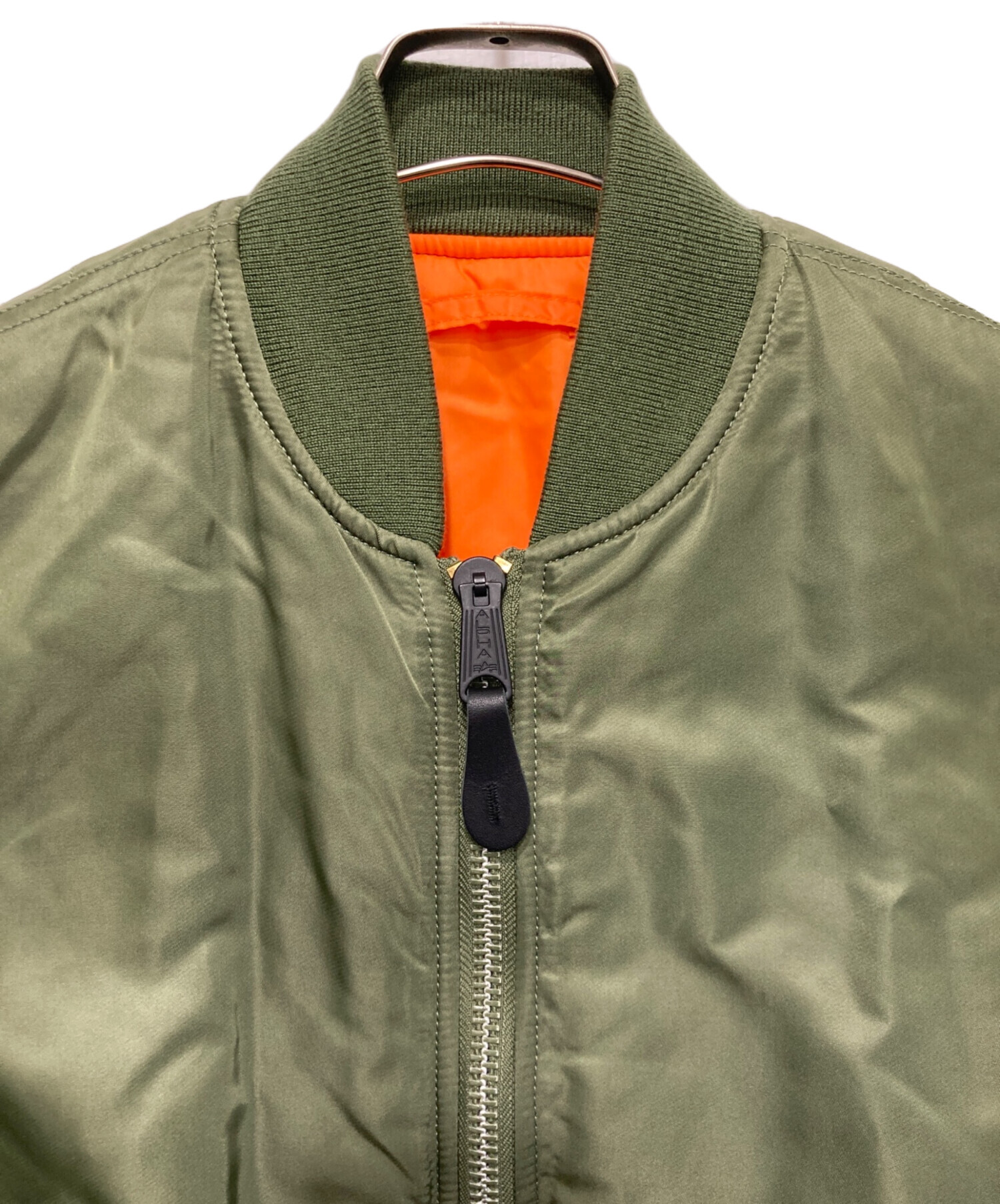 中古・古着通販】ALPHA (アルファ) MA-1ジャケット オリーブ サイズ:M