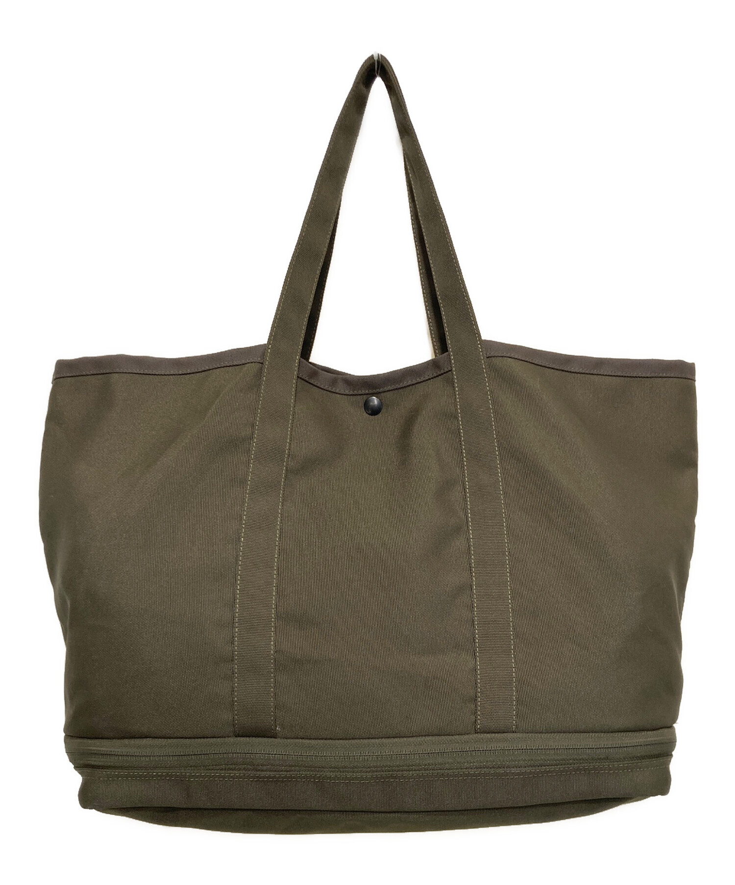 中古・古着通販】PORTER (ポーター) キャンバストートバッグ グリーン 
