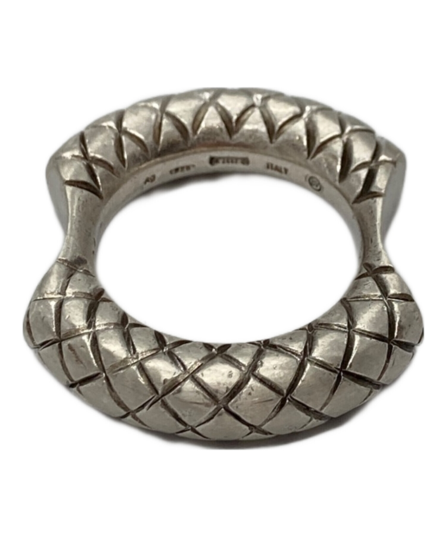 ボッテガべネタ　ダブルカット　リング　イントレチャート 21号 中古・古着通販】BOTTEGA VENETA (ボッテガベネタ) イントレチャート