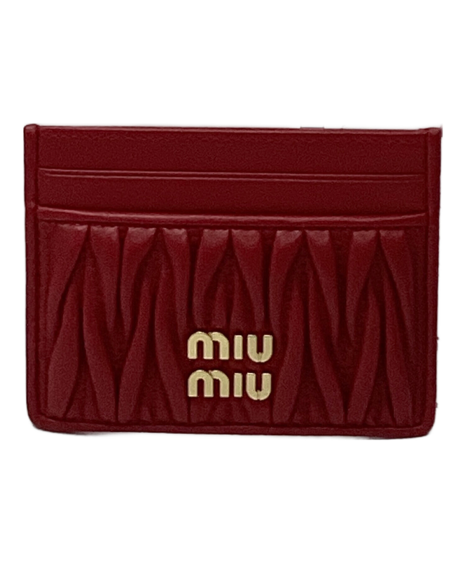 中古・古着通販】MIU MIU (ミュウミュウ) マテラッセレザーカード