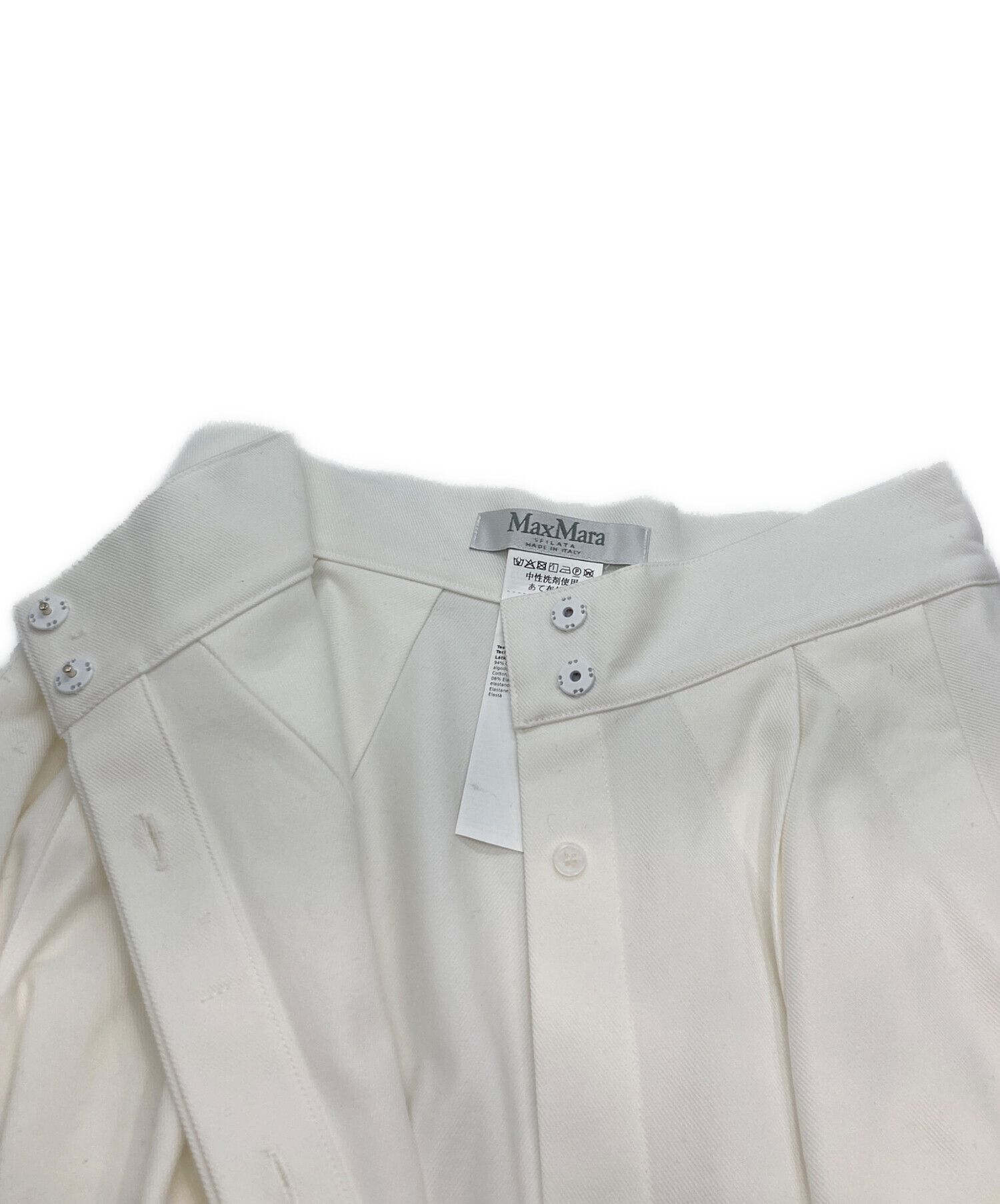 中古・古着通販】MaxMara (マックスマーラ) フロントボタンコットン