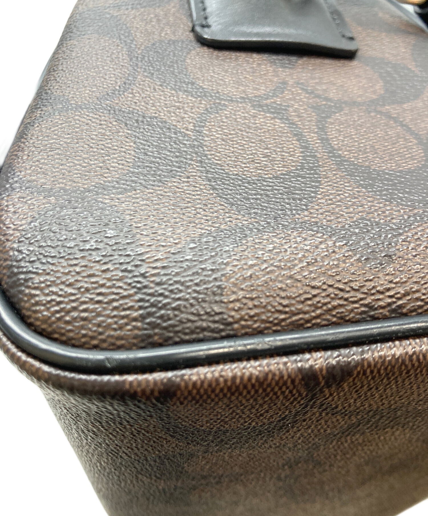 中古・古着通販】COACH (コーチ) 2WAYミニボストンバッグ ブラウン