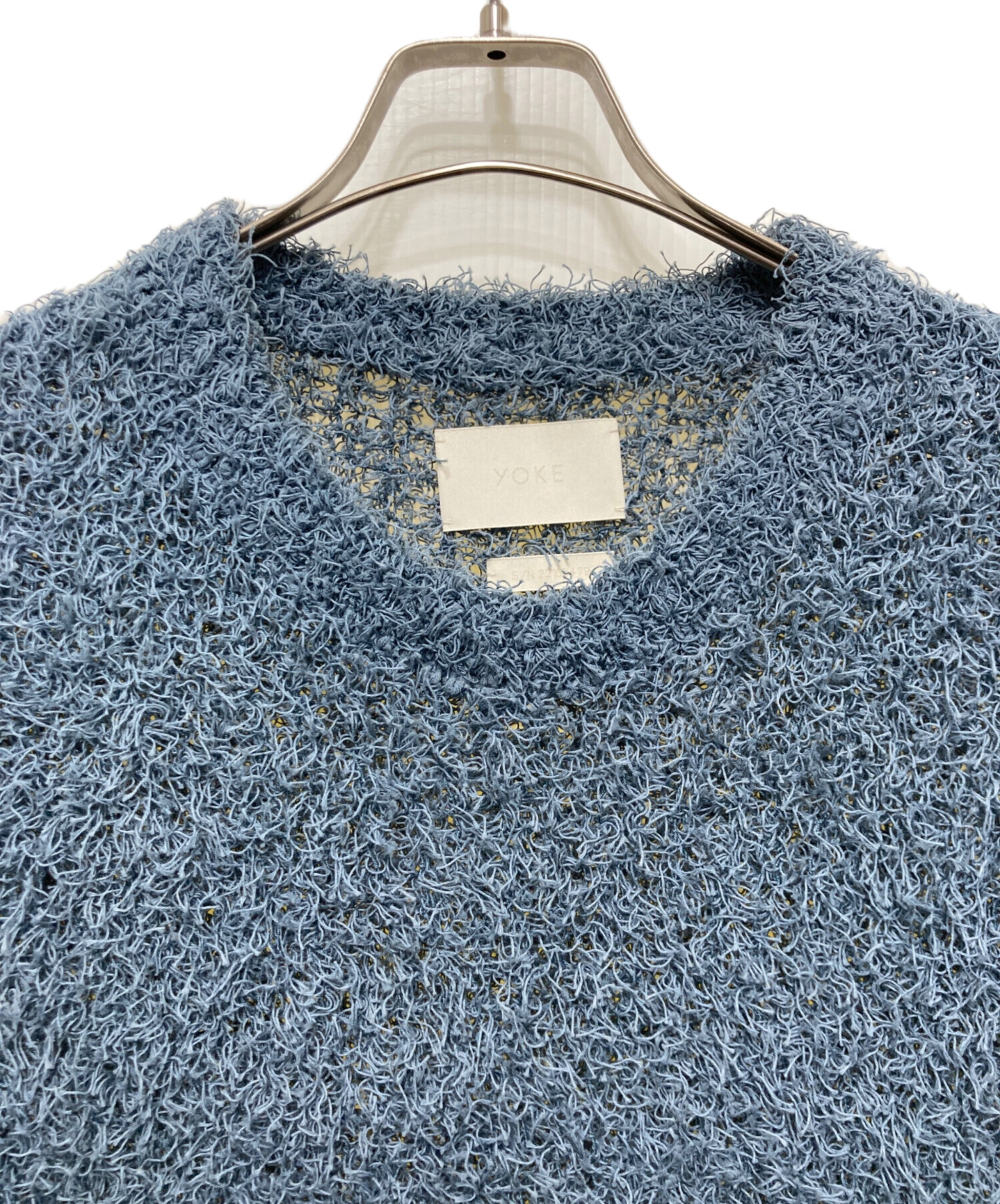 中古・古着通販】YOKE (ヨーク) ブッシーコットンクルーネックニット