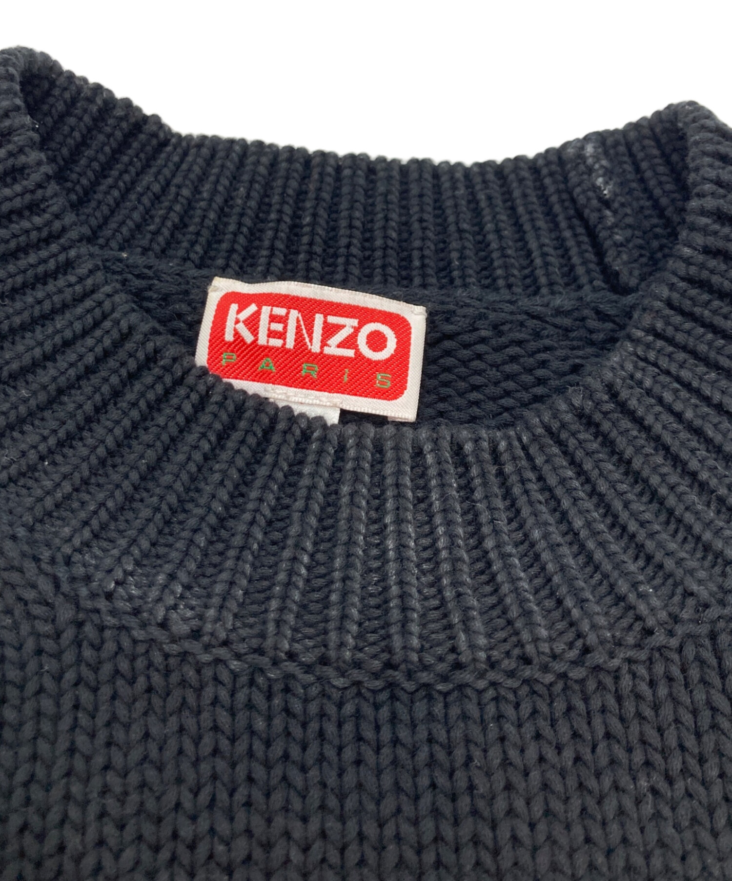 中古・古着通販】KENZO (ケンゾー) Lucky Tigerチャンキーニットクルー